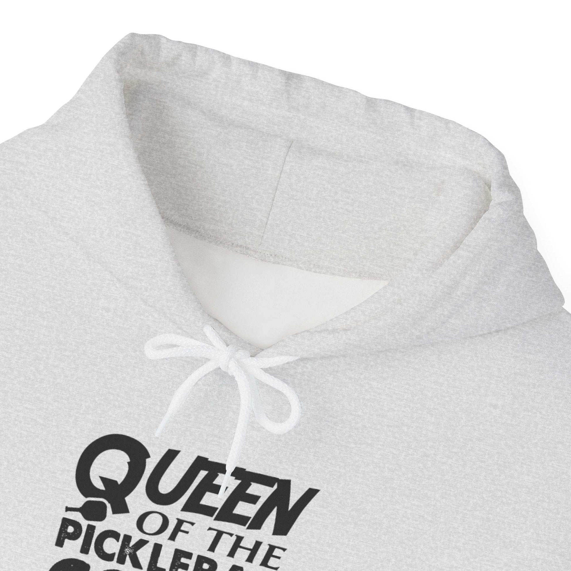 Women's Comfy Pickleball Hoodie - Queen of the Pickleball Court
