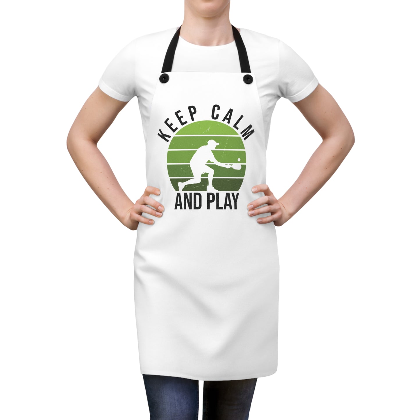 Pickleball Durable Apron - Keep Calm and Play
