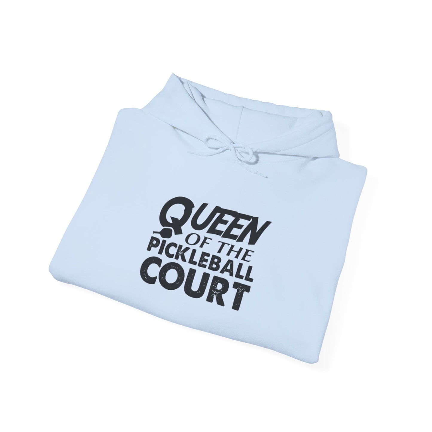 Women's Comfy Pickleball Hoodie - Queen of the Pickleball Court