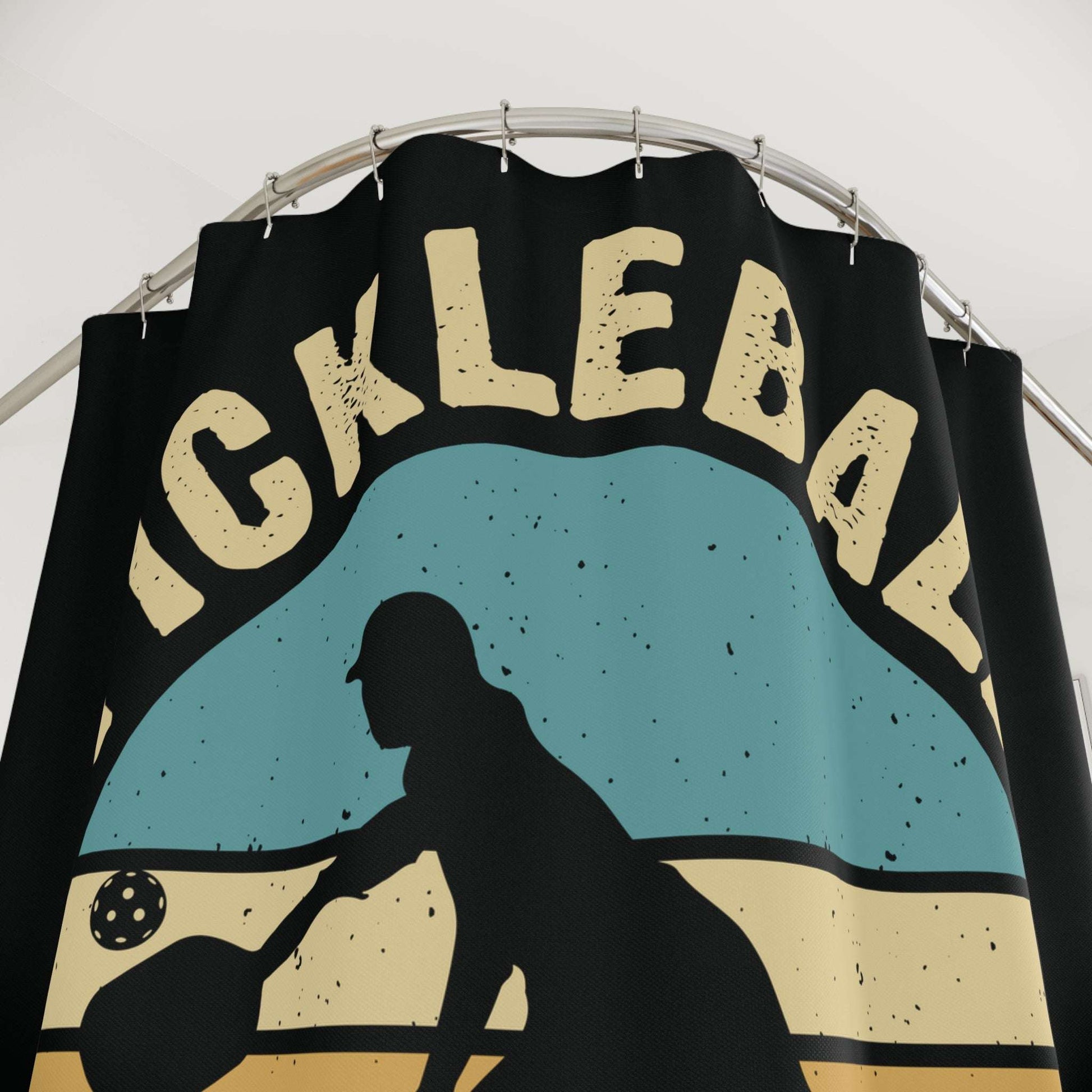 Pickleball Cool Shower Curtain - Pickleball Lady