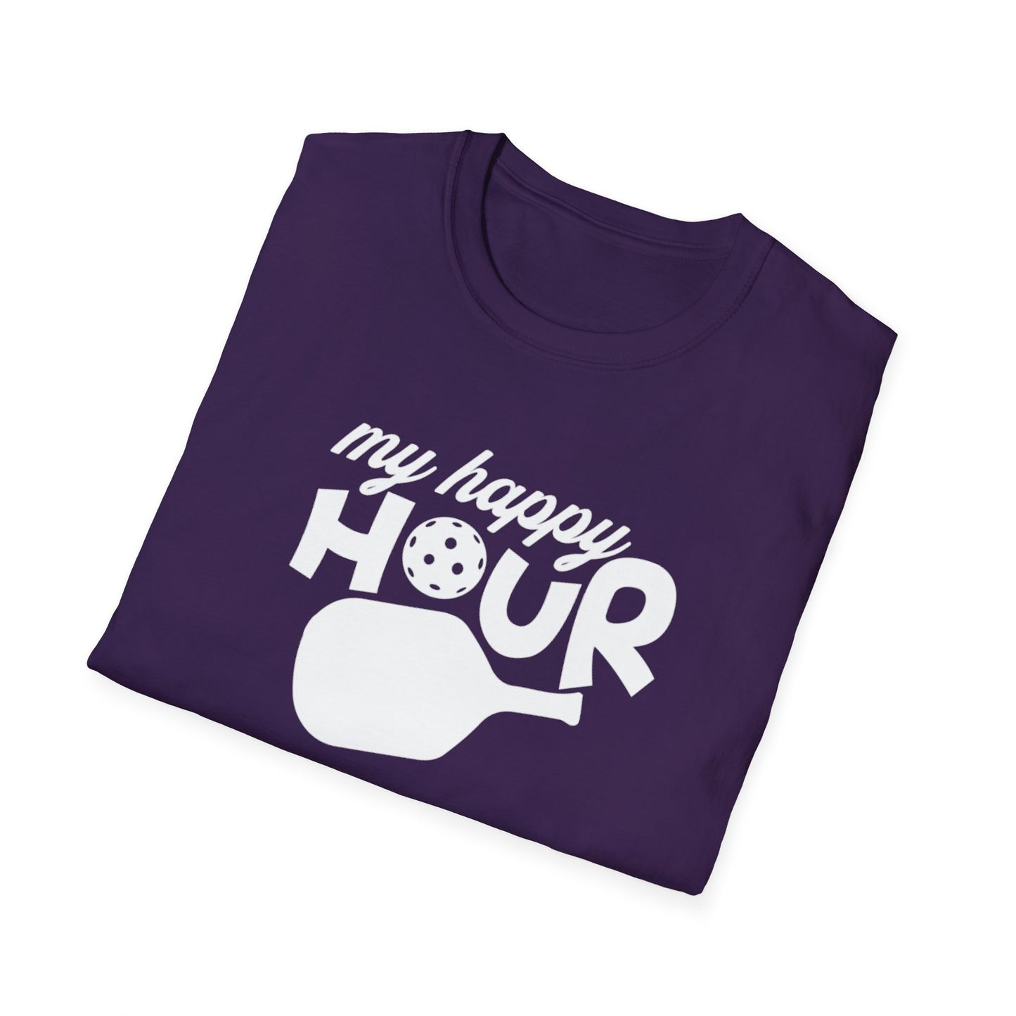 Men's Soft Pickleball T-shirt - My Happy Hour