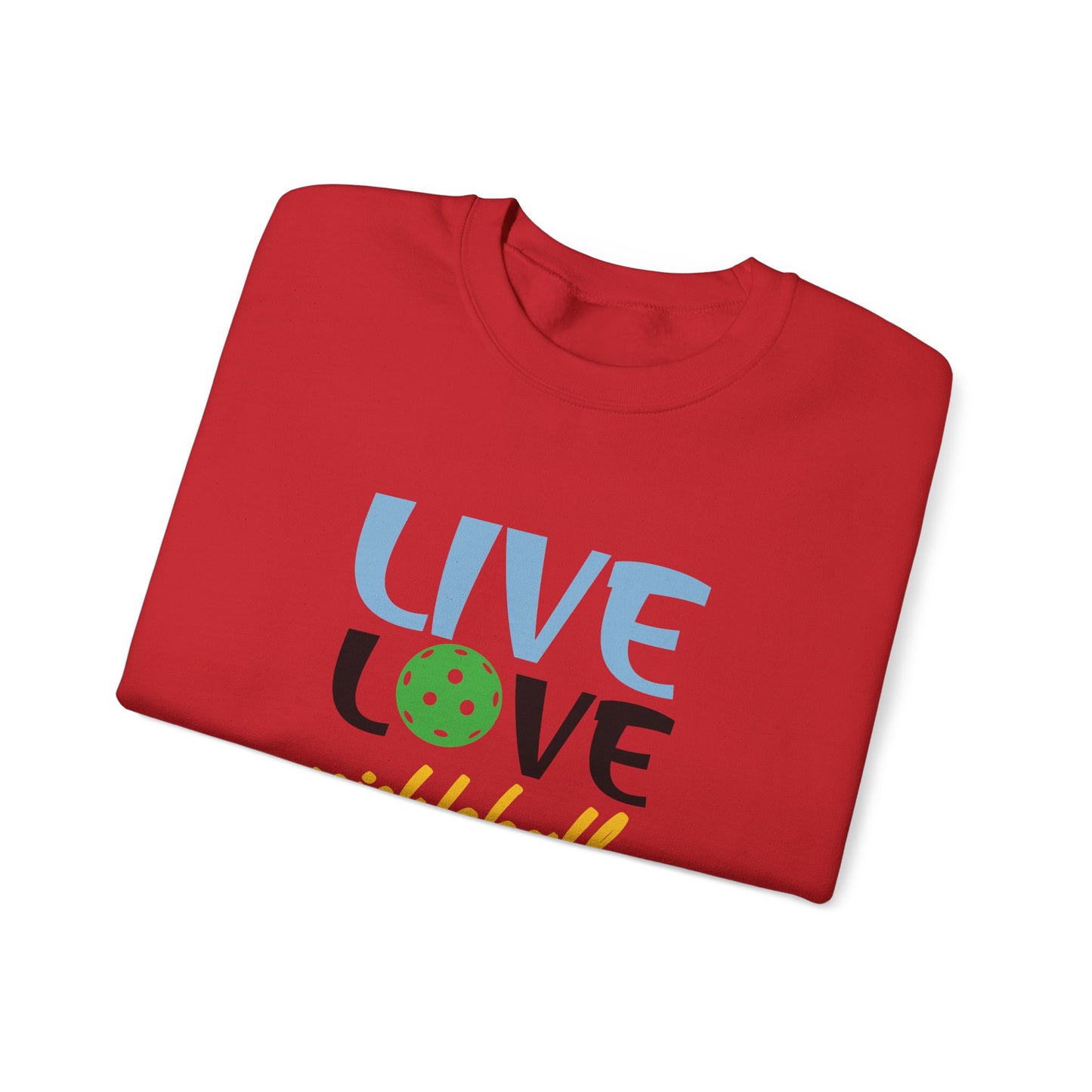 Women's Playful Pickleball Sweatshirt - Live Love Pickleball