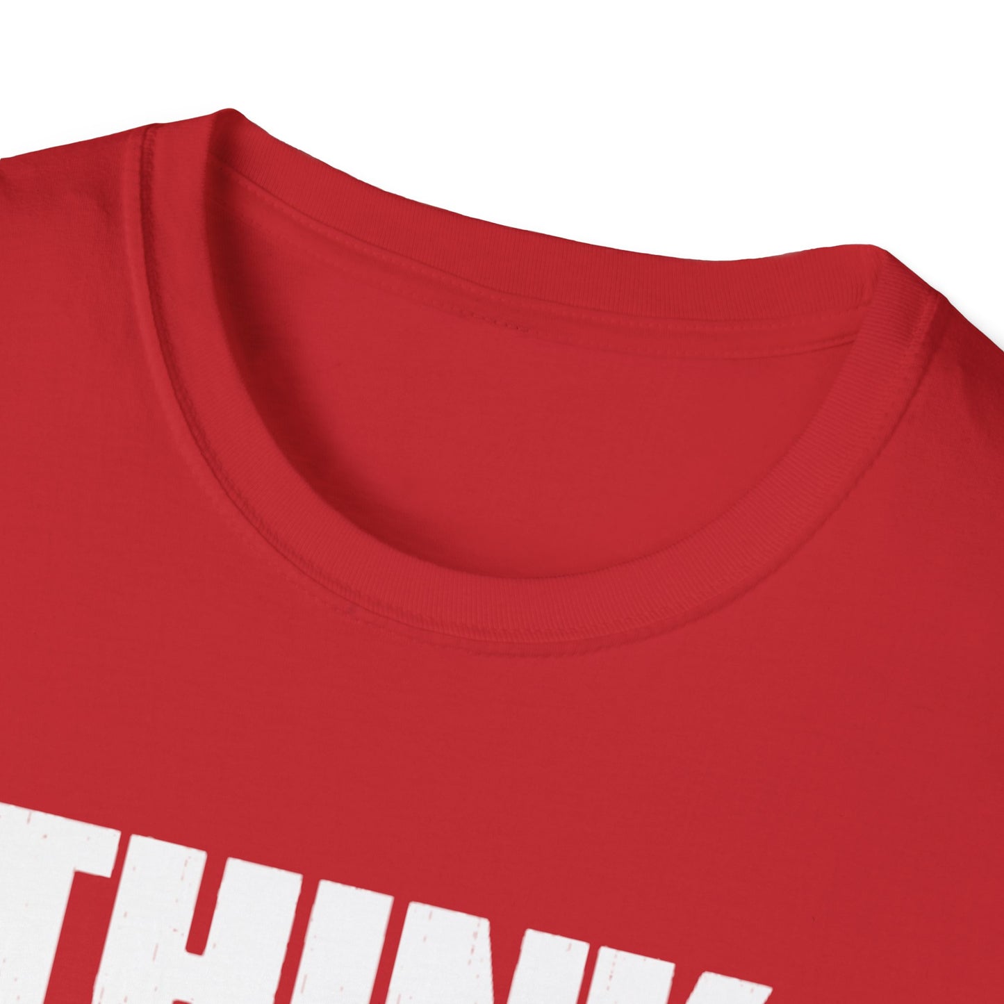 Men's Soft Pickleball T-shirt - Think Before You Dink