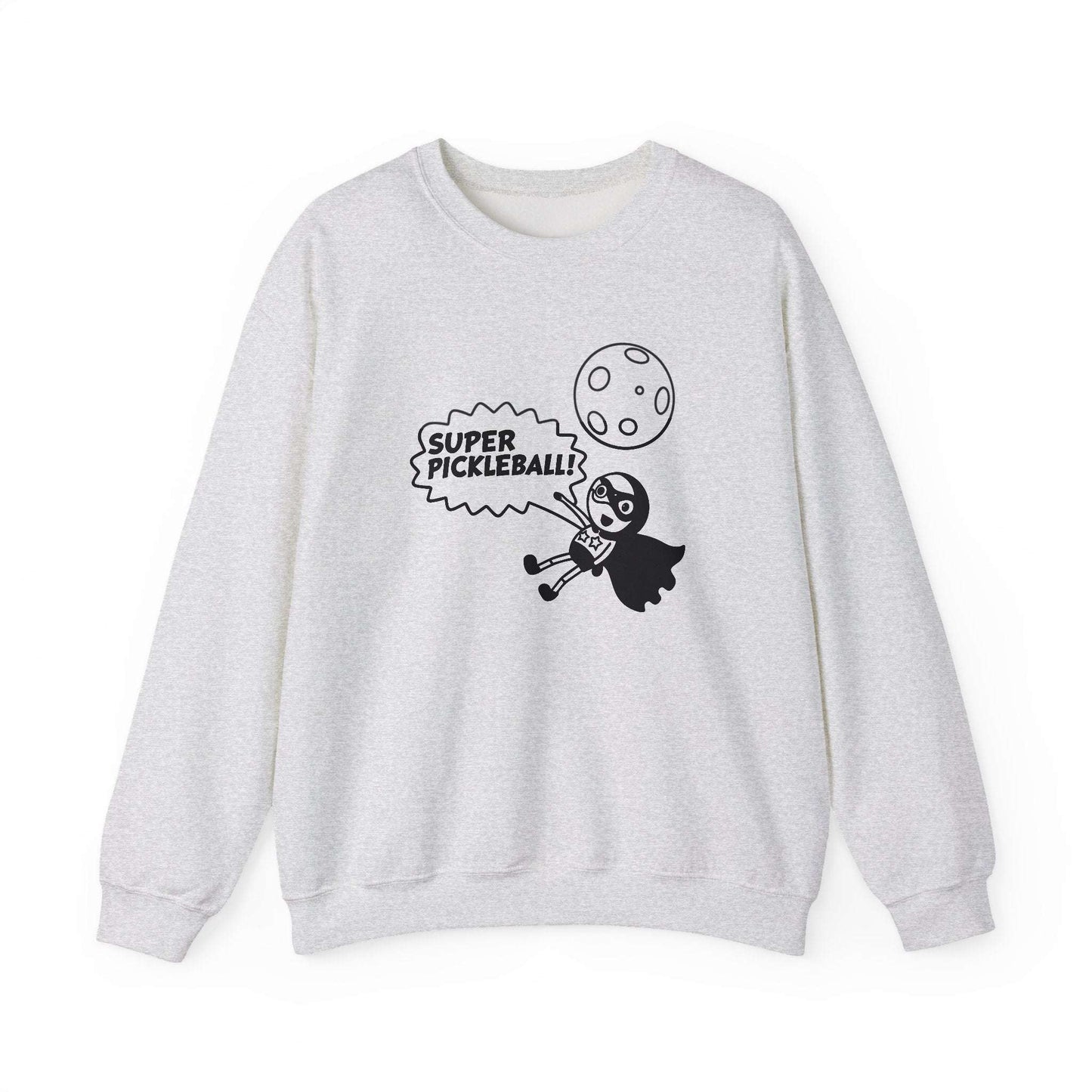 Men's Quirky Pickleball Sweatshirt - Super Pickleball S