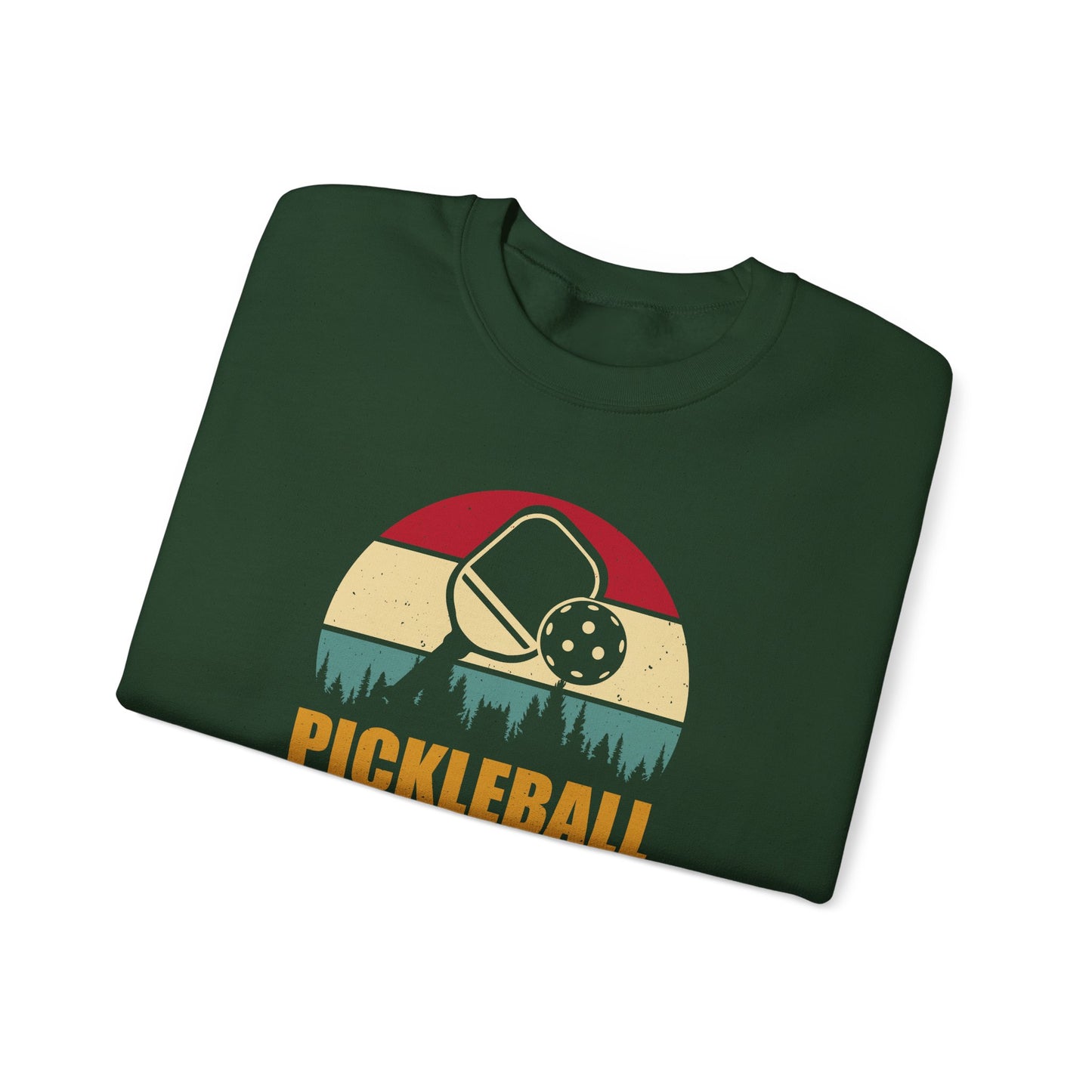 Men's Comfy Pickleball Sweatshirt - Pickleball Retro