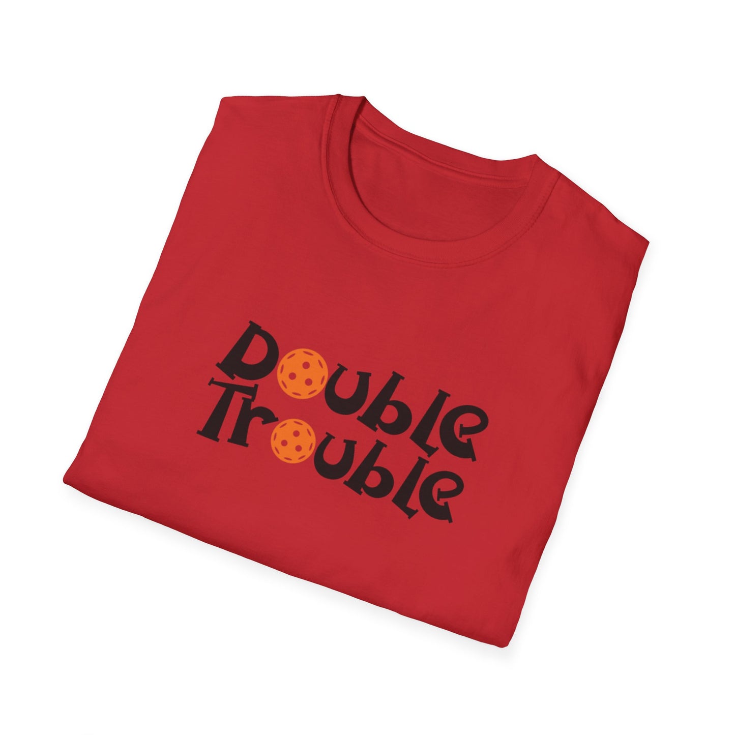 Men's Funny Pickleball T-shirt - Double Trouble