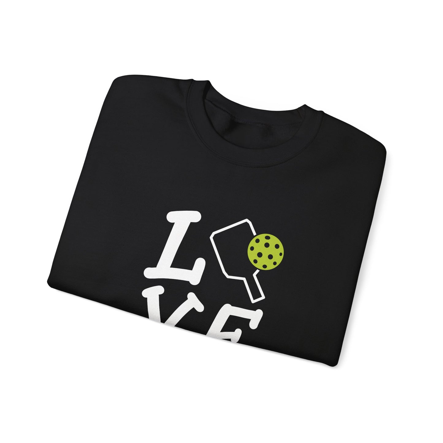 Women's Durable Pickleball Sweatshirt - Love Pickleball