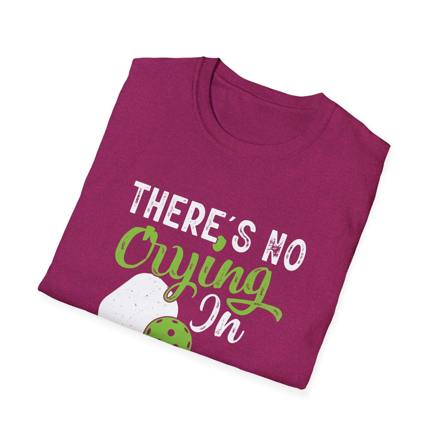 Women's Playful Pickleball T-shirt - There's No Crying in Pickleball