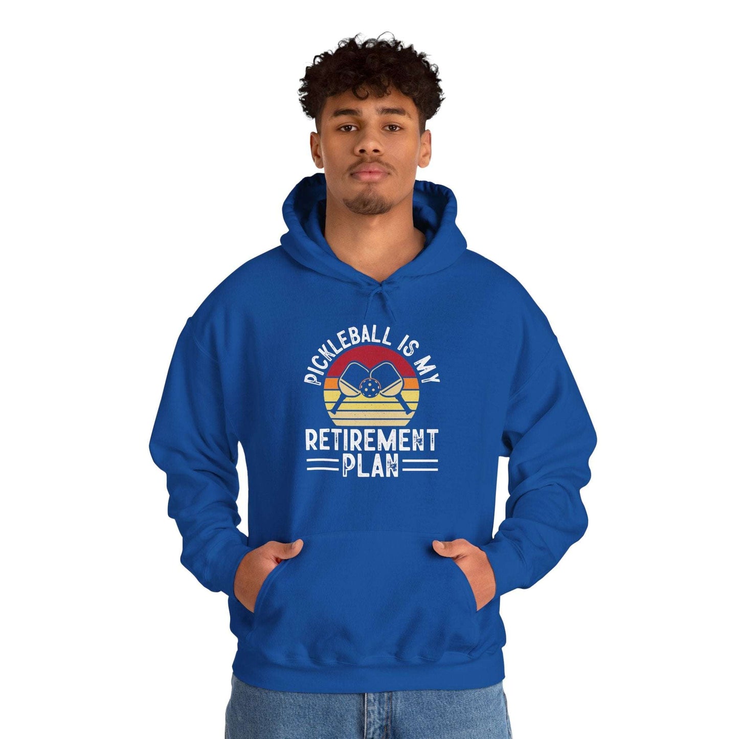 Men's Cool Pickleball Hoodie - Pickleball Is My Retirement Plan