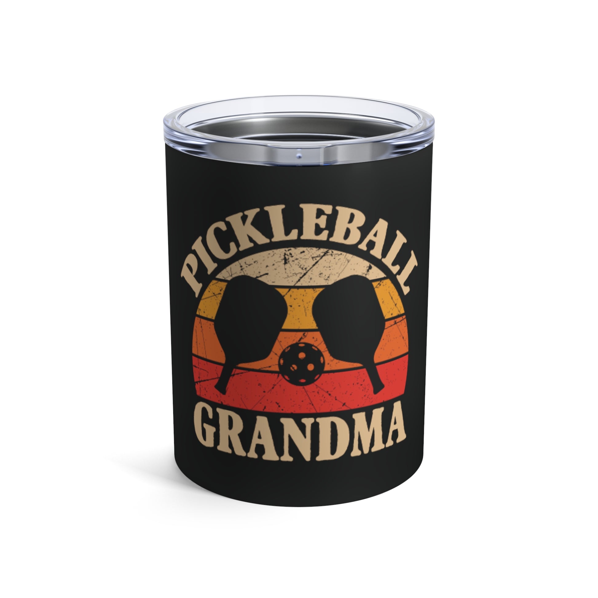 Pickleball Vibrant Tumbler - Pickleball Grandma Black
