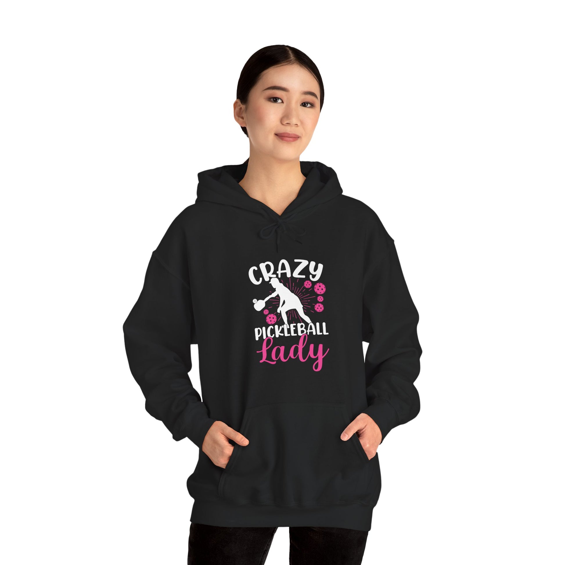 Women's Stylish Pickleball Hoodie - Crazy Pickleball Lady