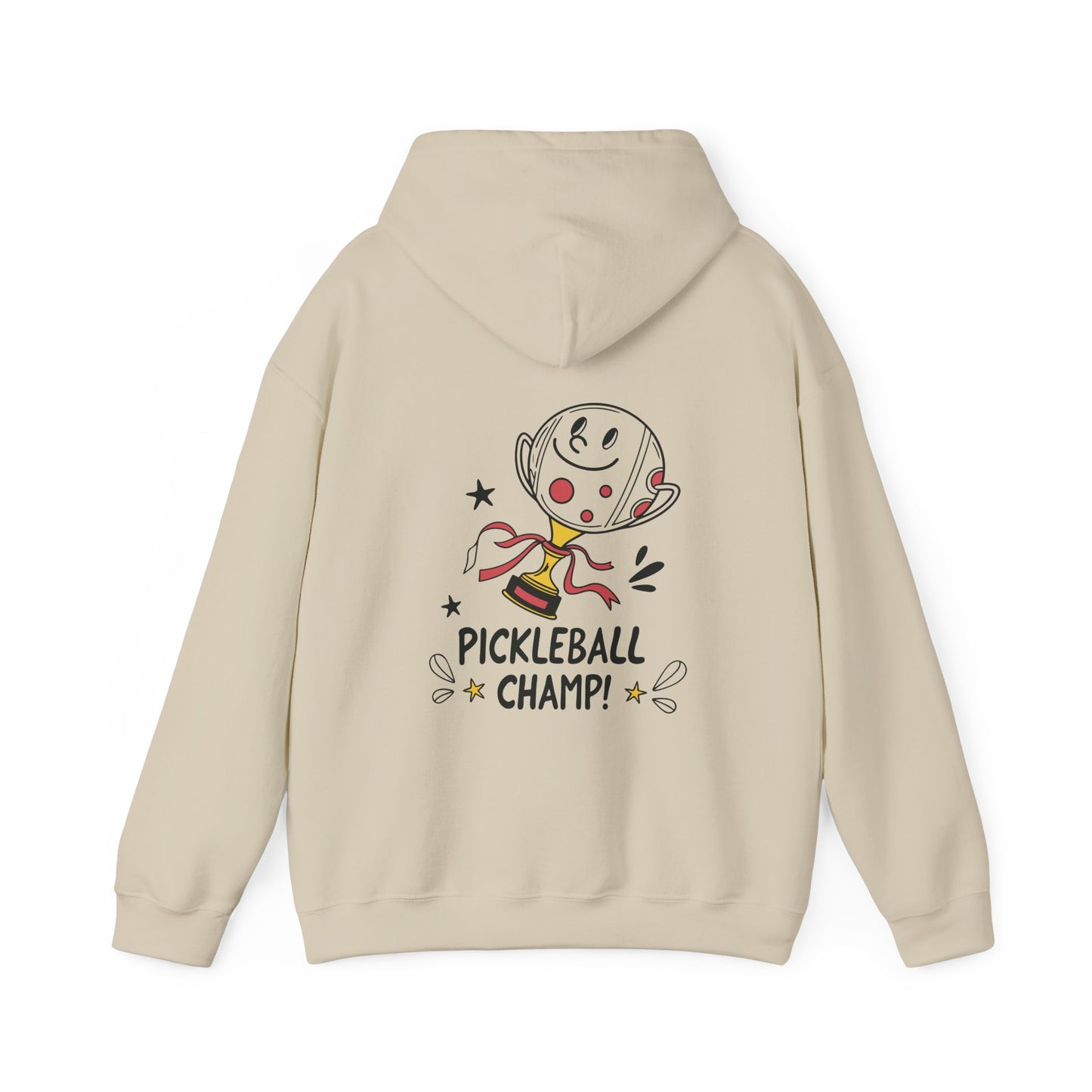 Women's Cheerful Pickleball Hoodie - Pickleball Champ