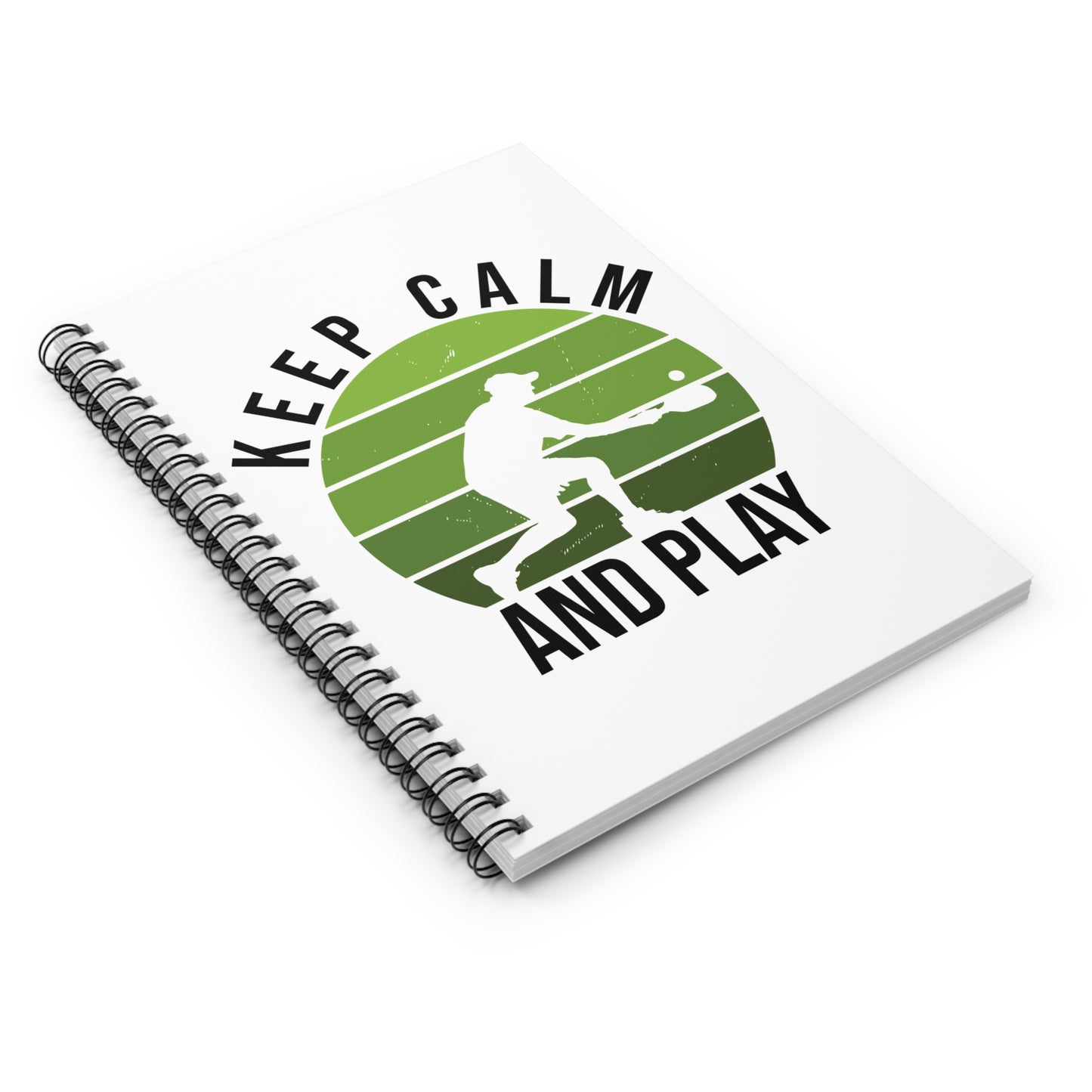 Pickleball Funny Notebook - Keep Calm and Play