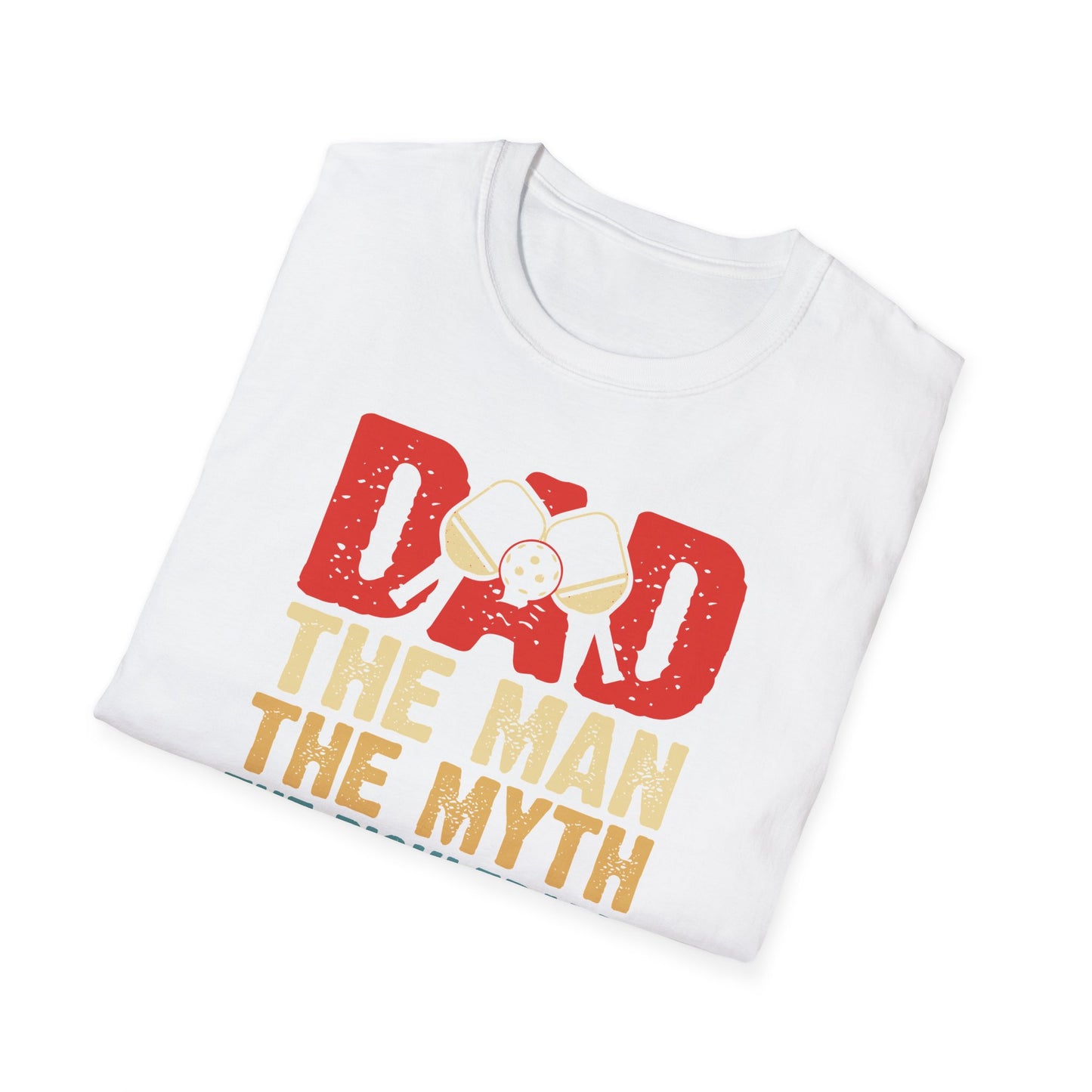 Men's Cool Pickleball T-shirt - DAD THE PICKLEBALL LEGEND RETRO