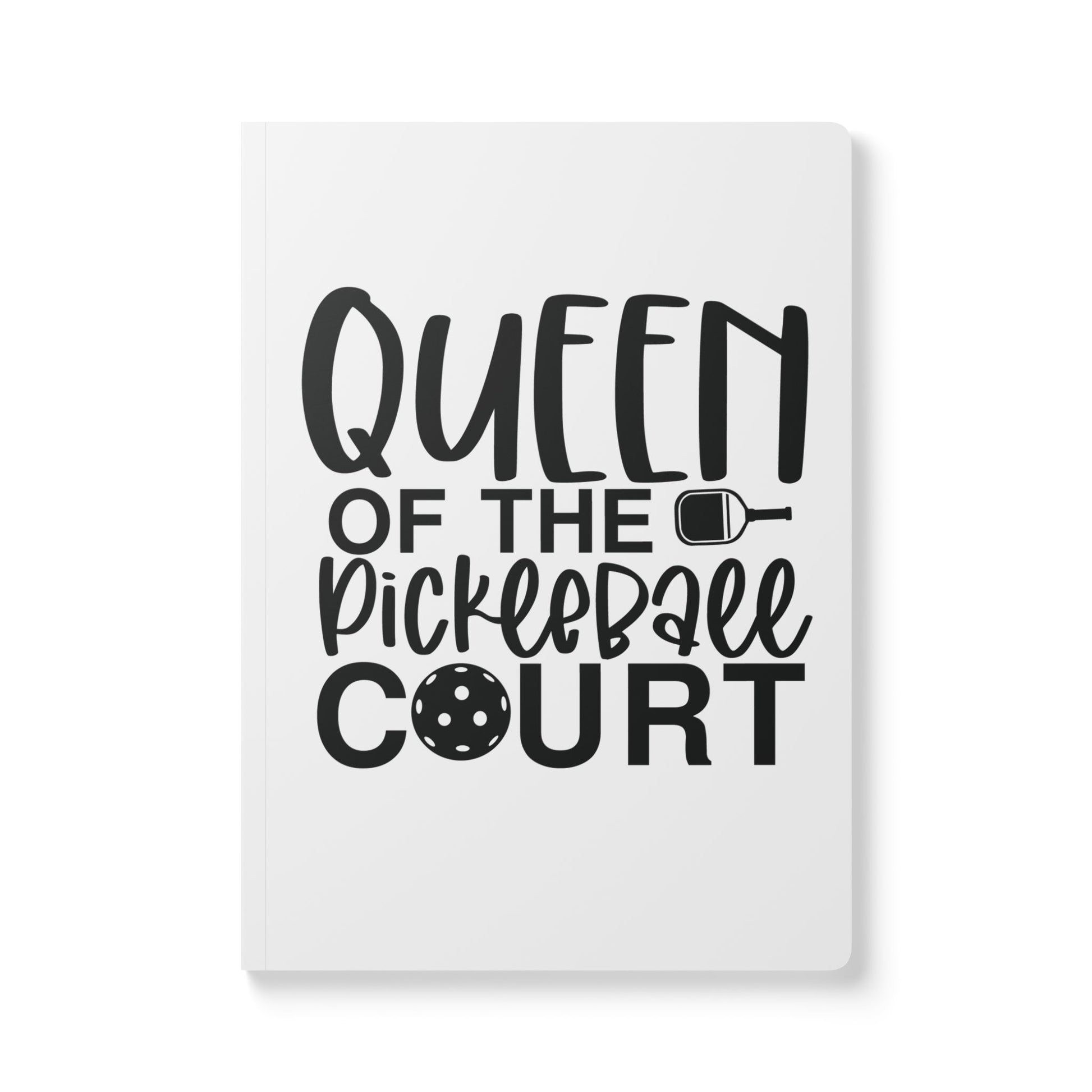 Pickleball Eye-Catching Journal - Queen of the Pickleball Court 100 pages (50 sheets)