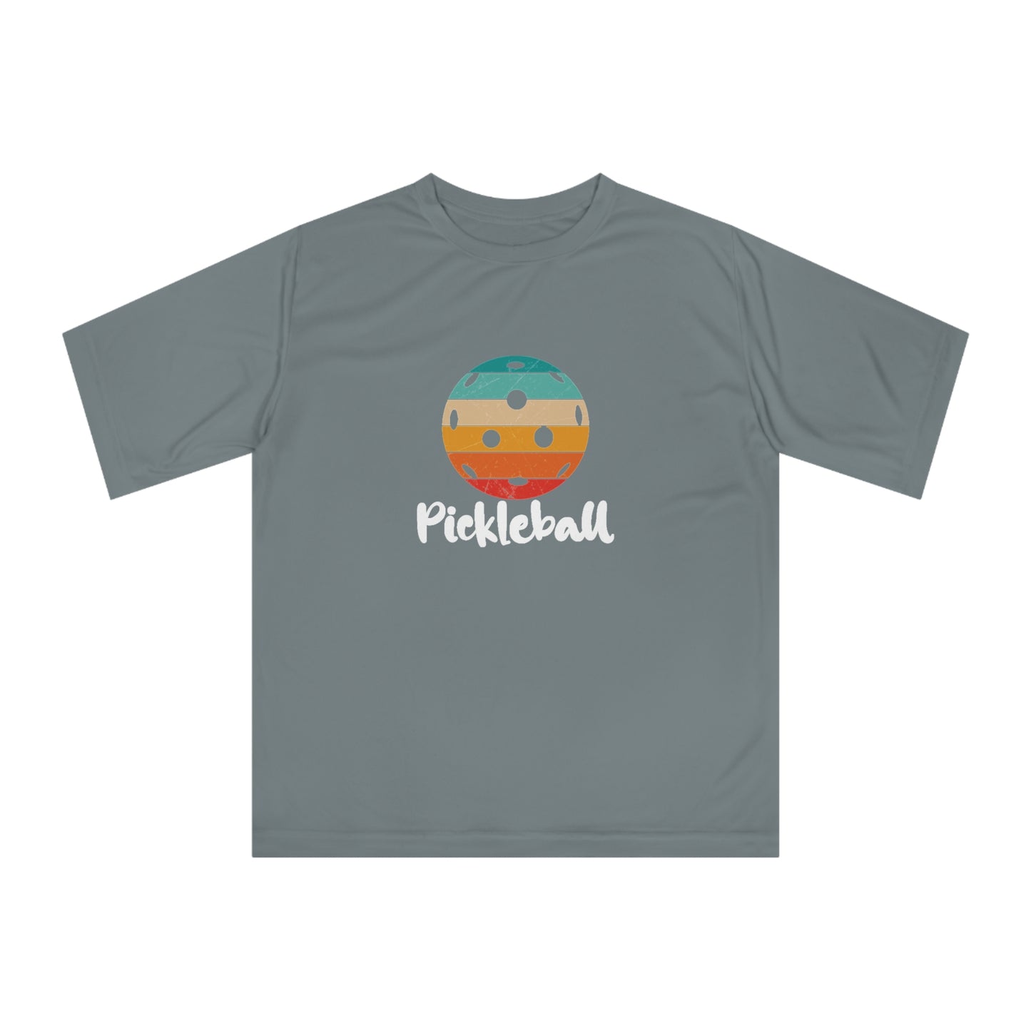 Women's Funny Pickleball T-Shirt - Pickleball & Ball Grey