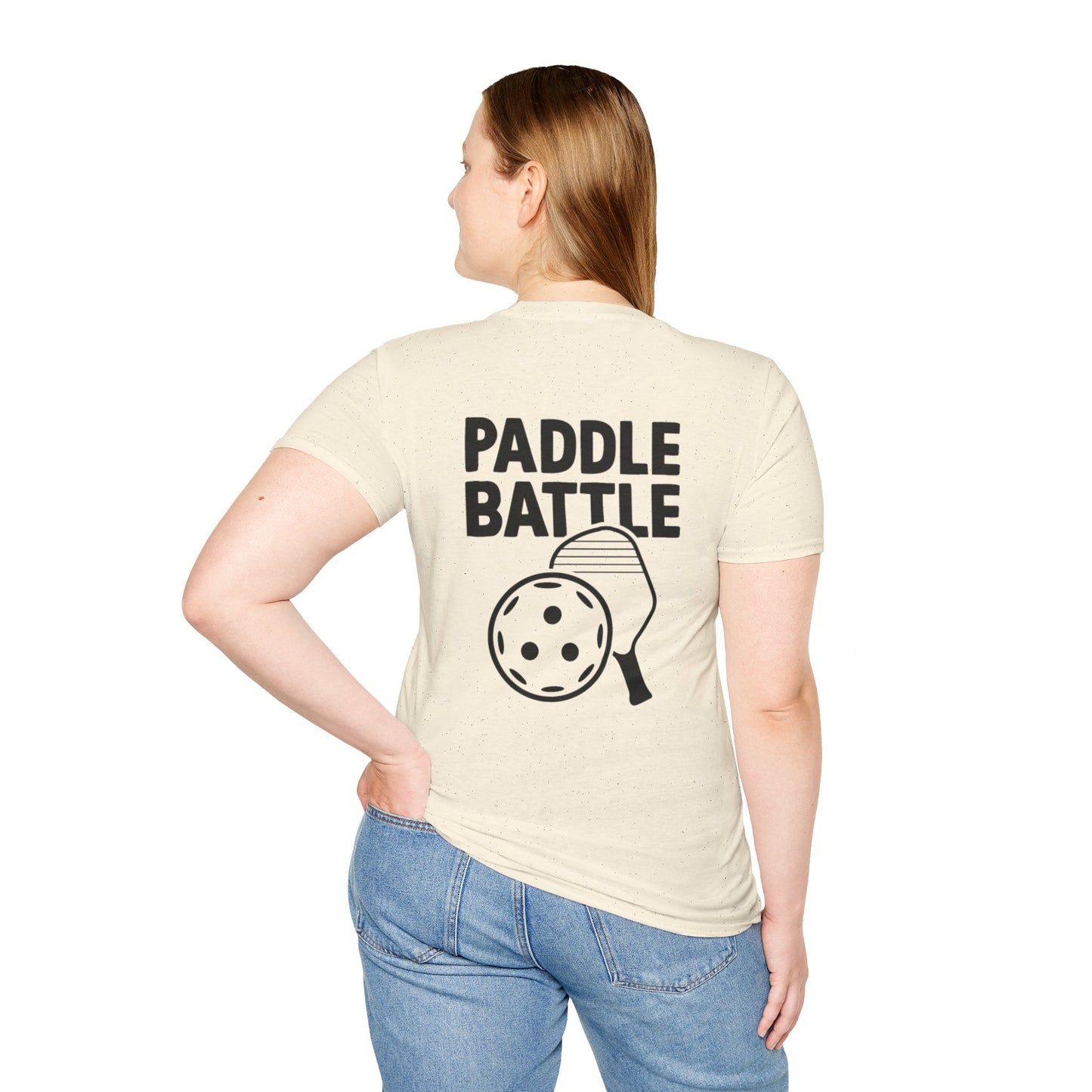 Women's Cute Pickleball T-shirt - Paddle Battle