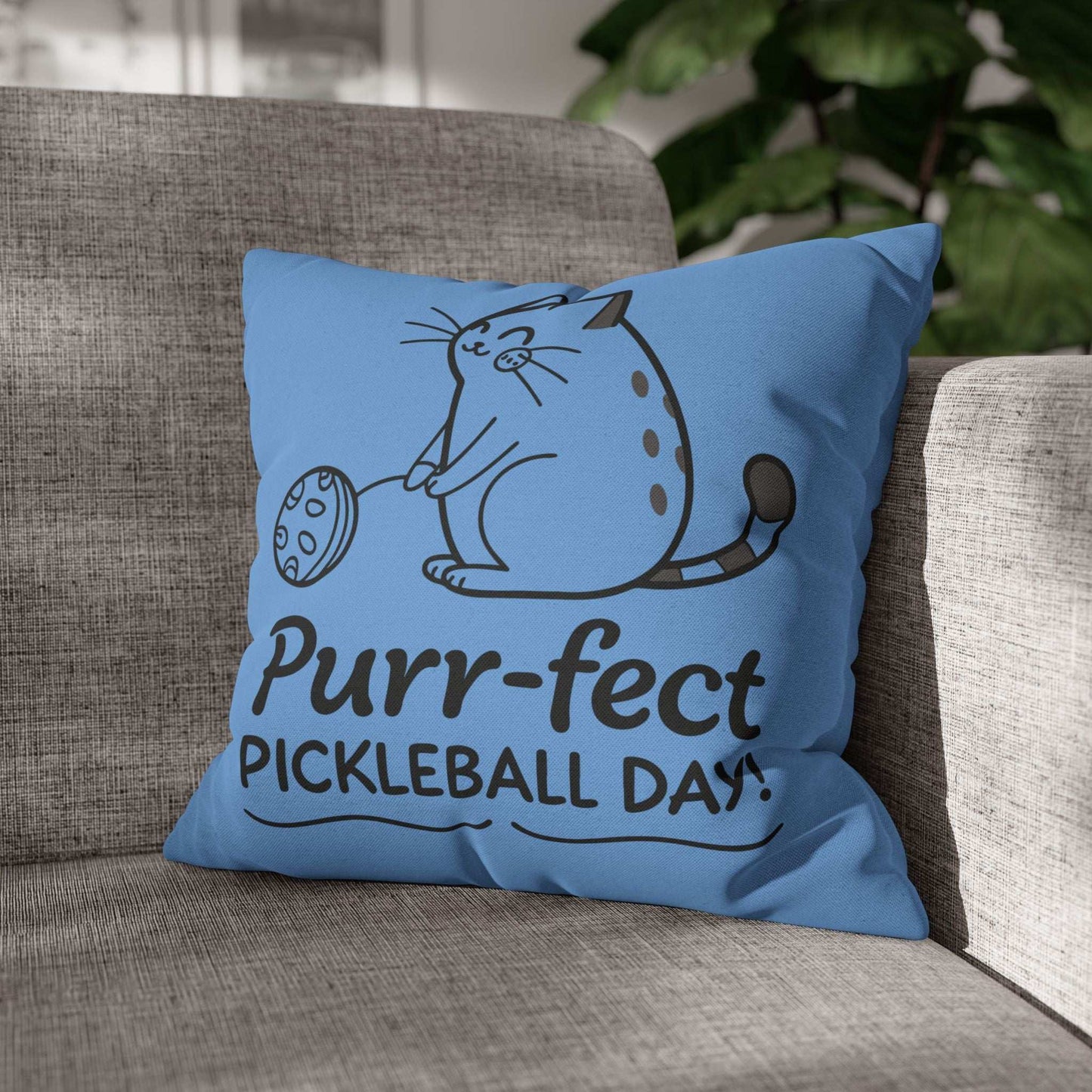 Pickleball Unique Pillowcase - Purr-fect Pickleball Day