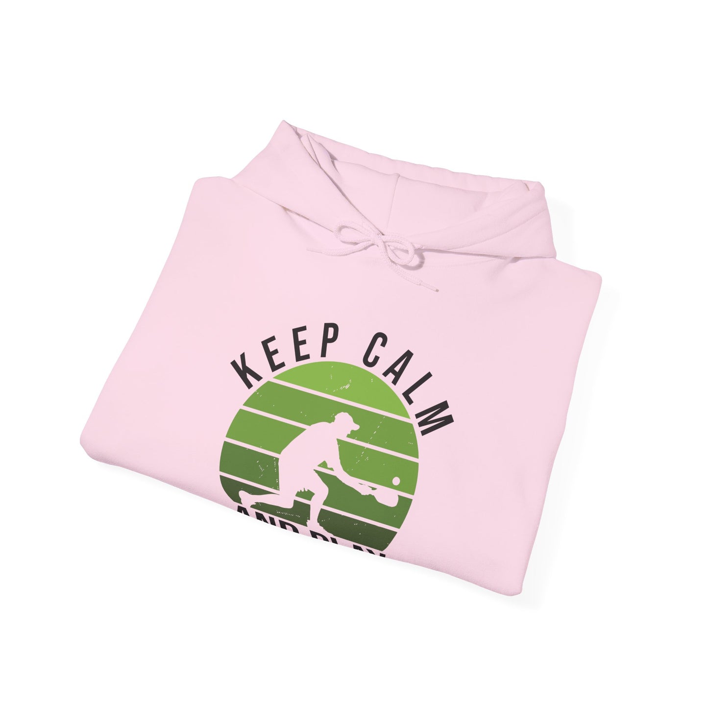 Women's Durable Pickleball Hoodie - Keep Calm and Play
