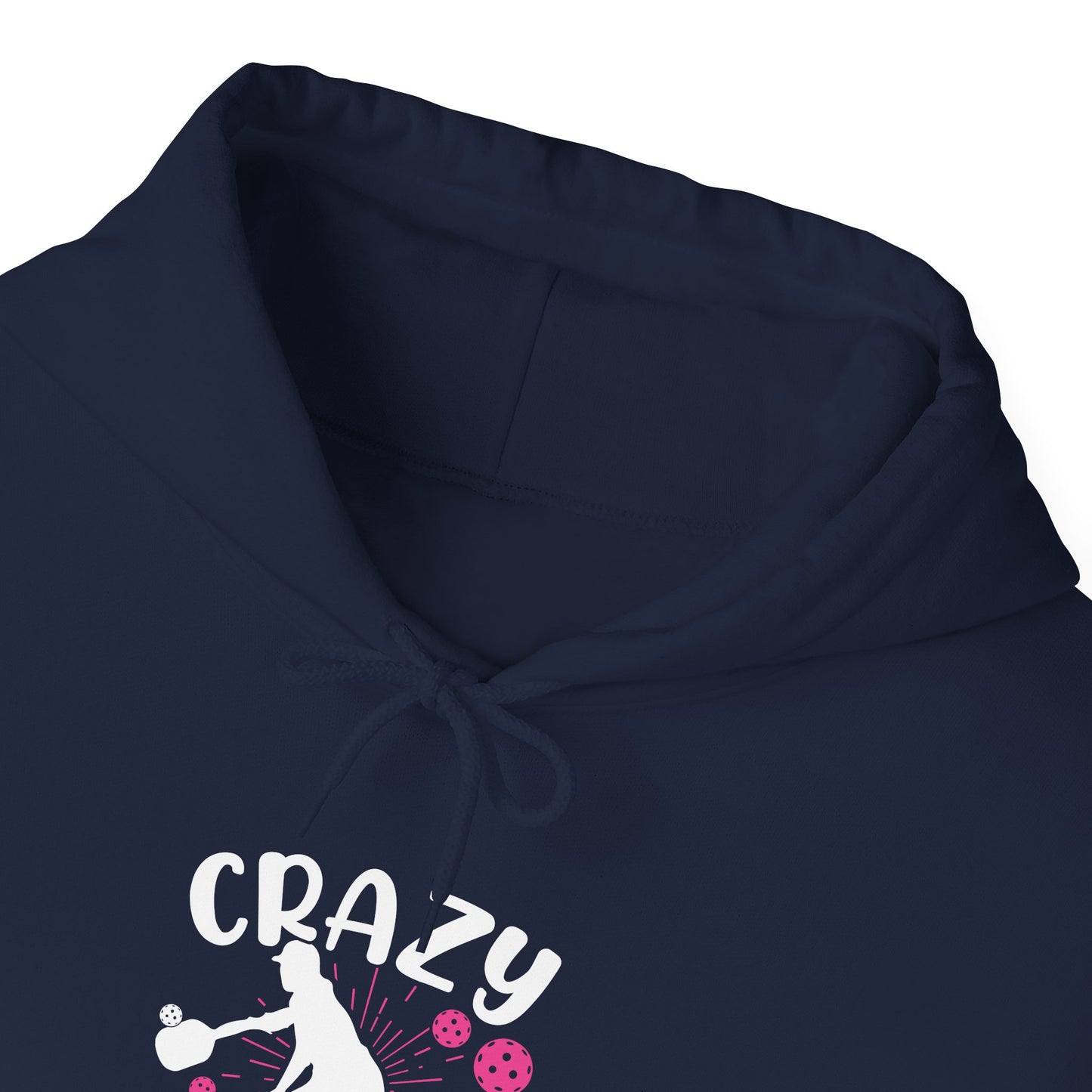 Women's Stylish Pickleball Hoodie - Crazy Pickleball Lady