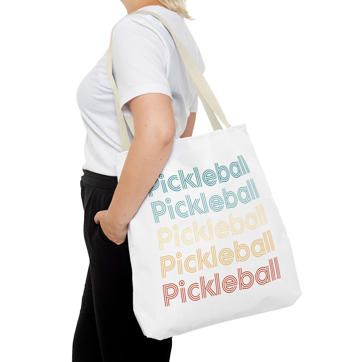Pickleball Playful Tote Bag - Pickleball Repeat