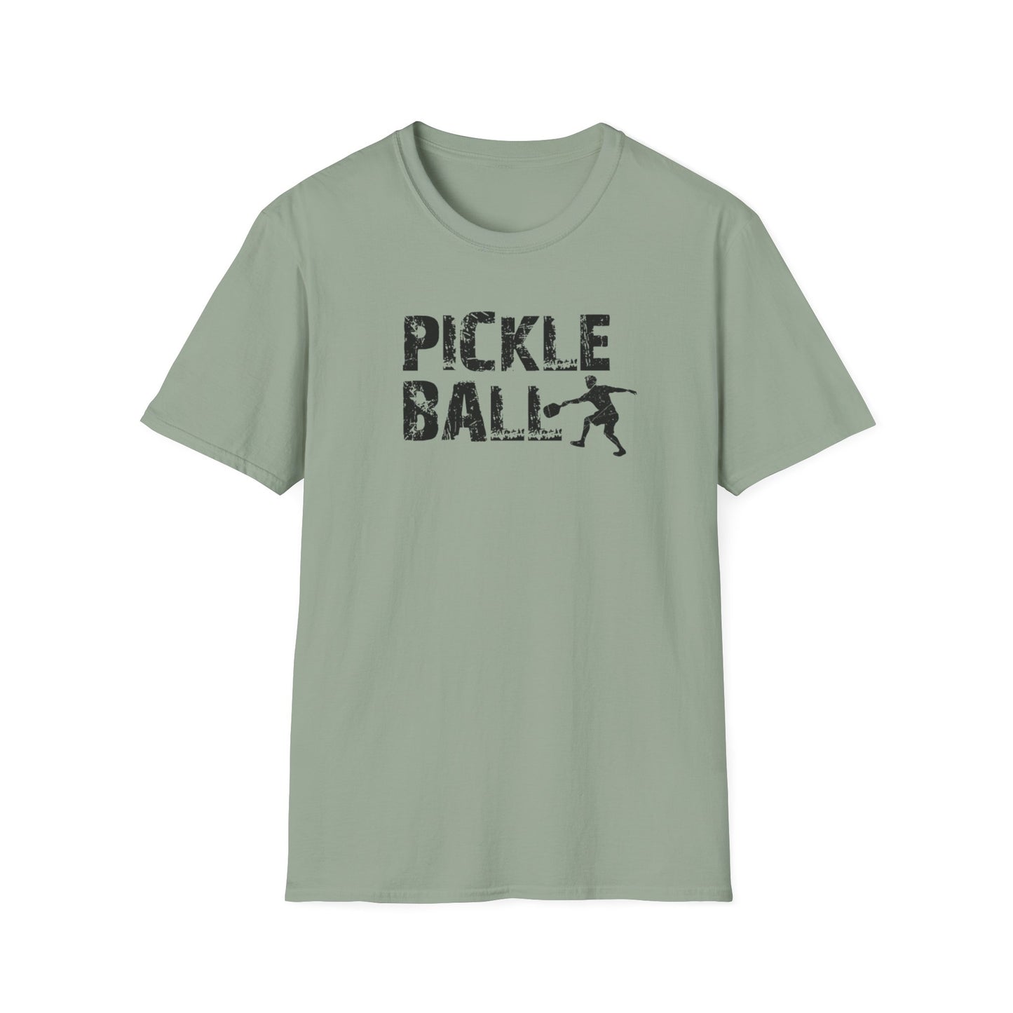 Men's Comfy Pickleball T-shirt - Pickleball Player Green