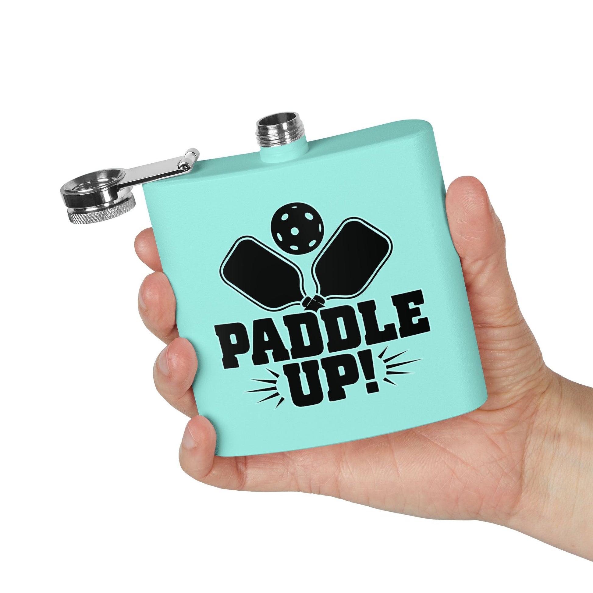 Pickleball Stylish Flask - Paddle Up