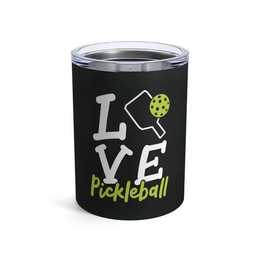 Pickleball Durable Tumbler - Love Pickleball Black