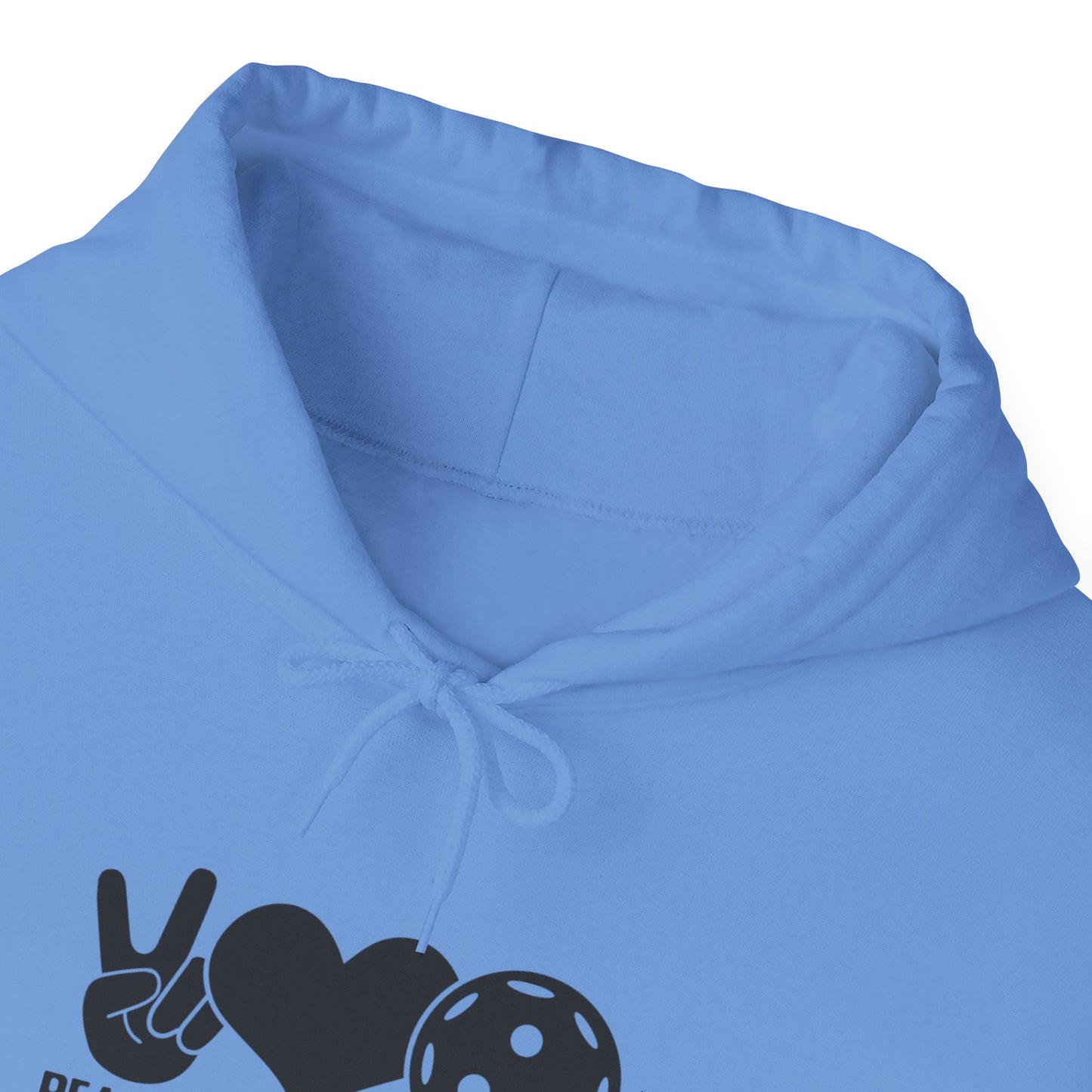 Men's Stylish Pickleball Hoodie - Peace, Love, Pickleball