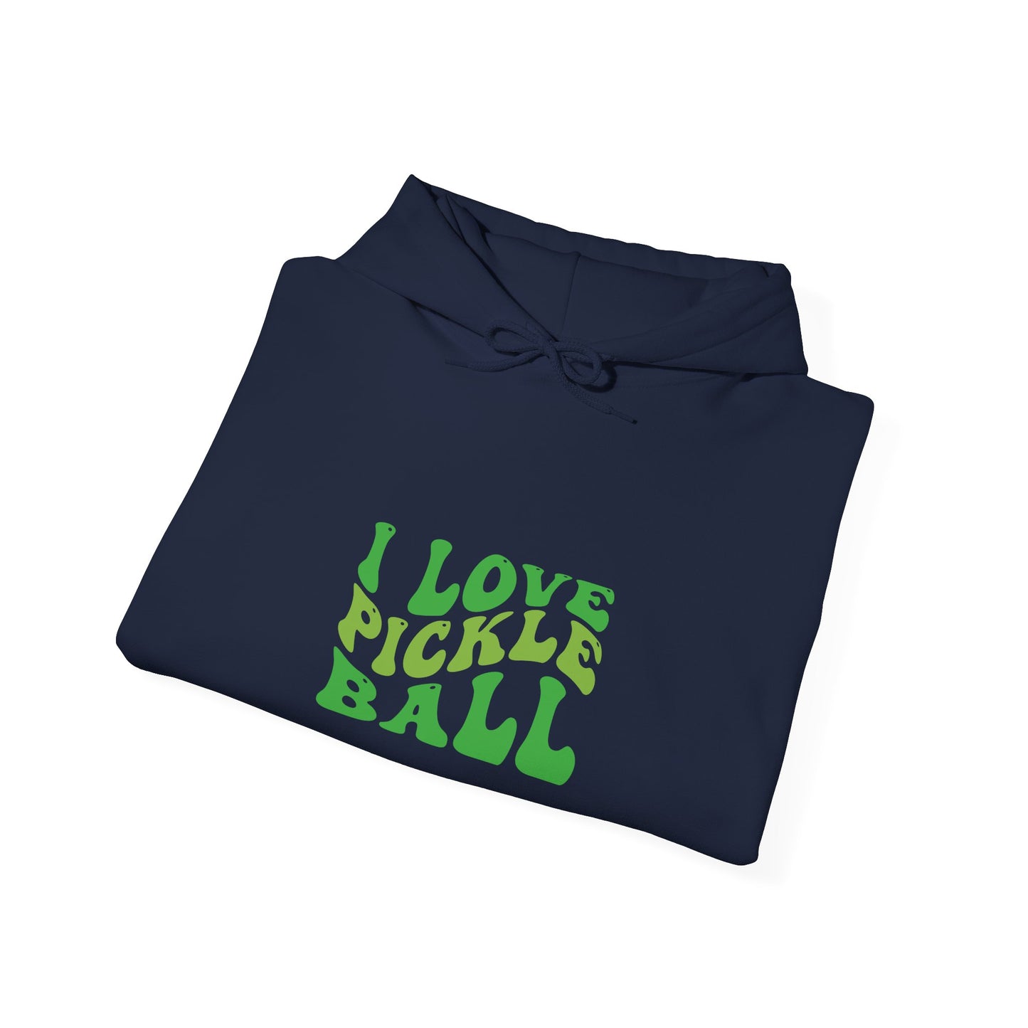 Men's Stylish Pickleball Hoodie - I Love Pickleball