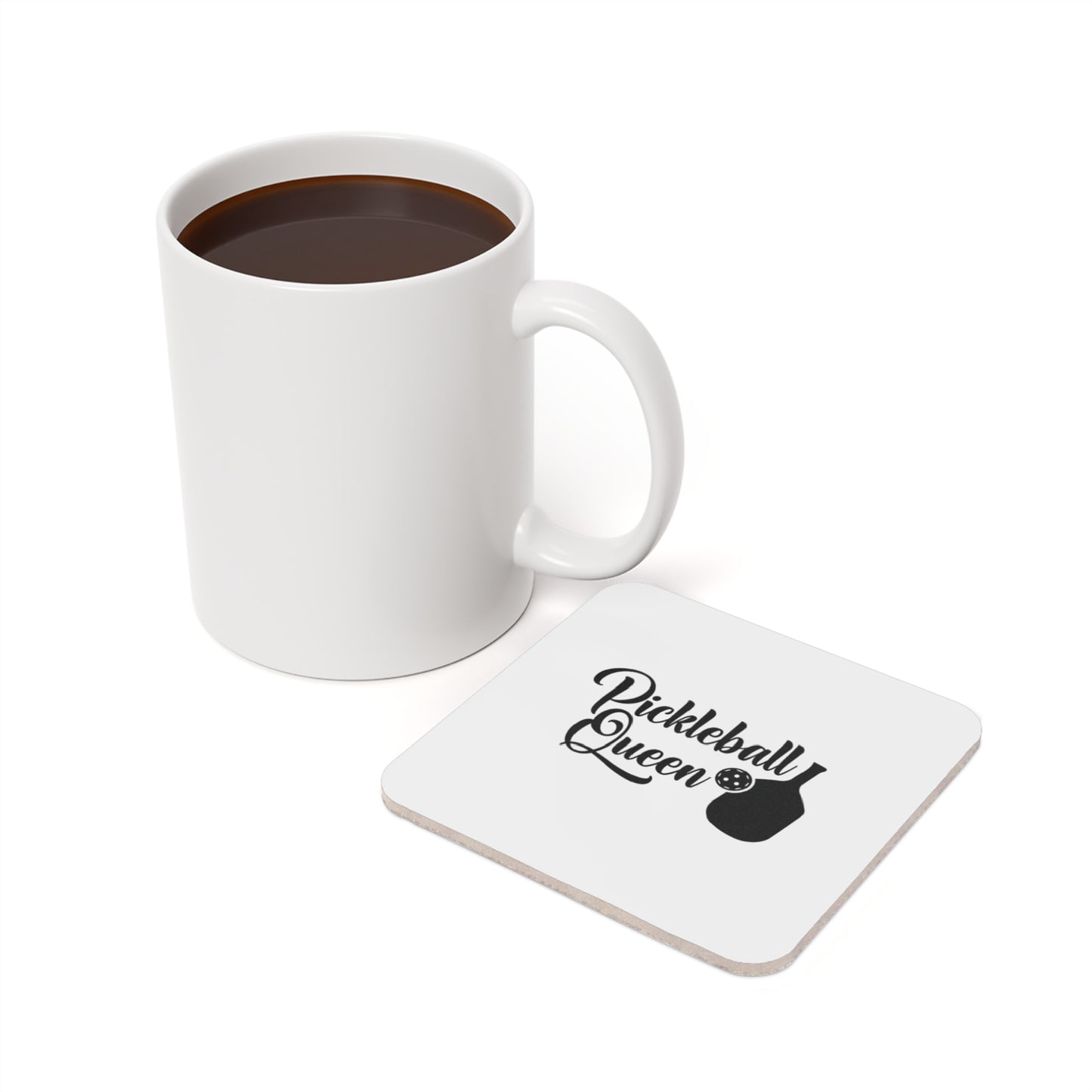 Pickleball Stylish Cork Coaster - Pickleball Queen