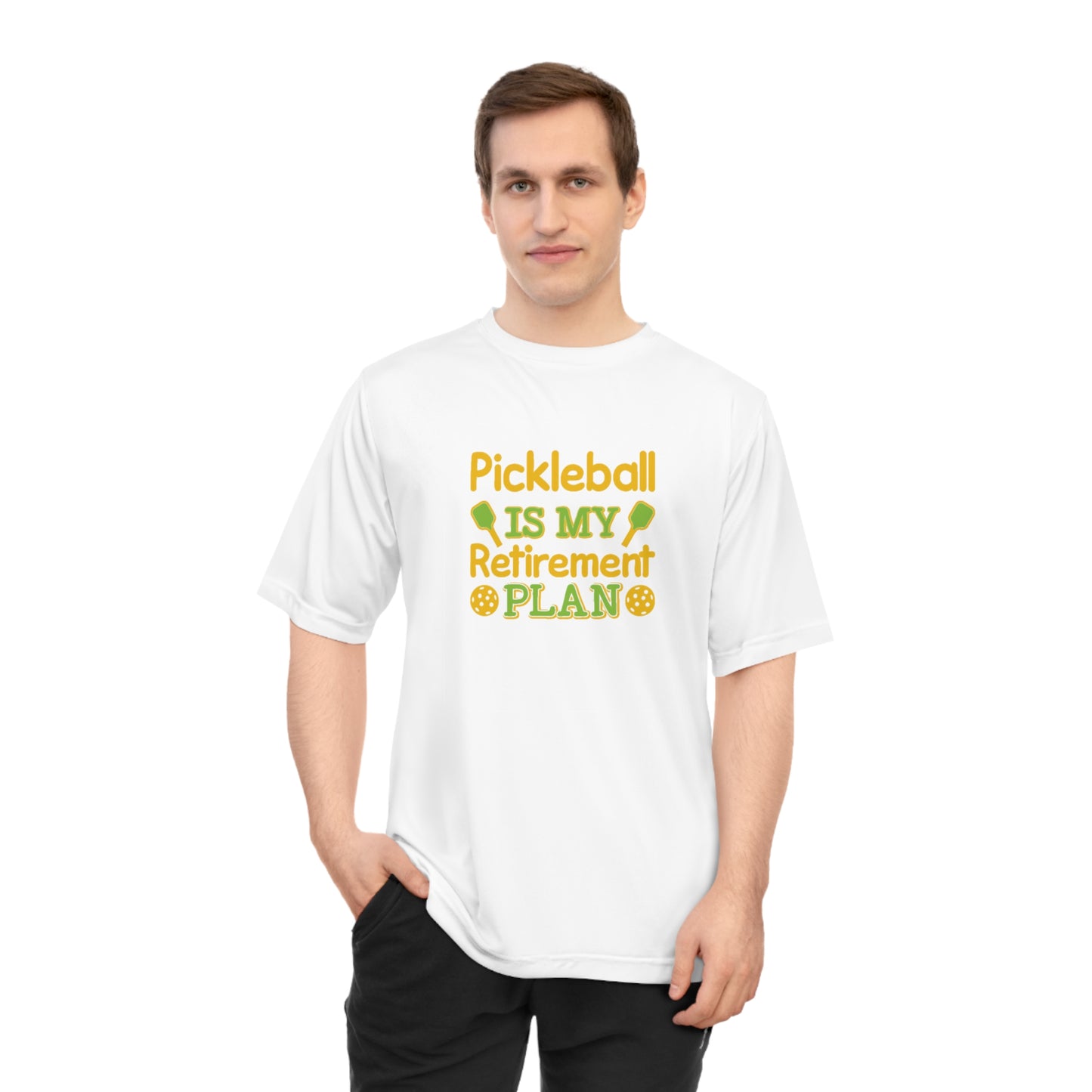 Men's Funny Pickleball T-shirt - Pickleball Is My Retirement Plan