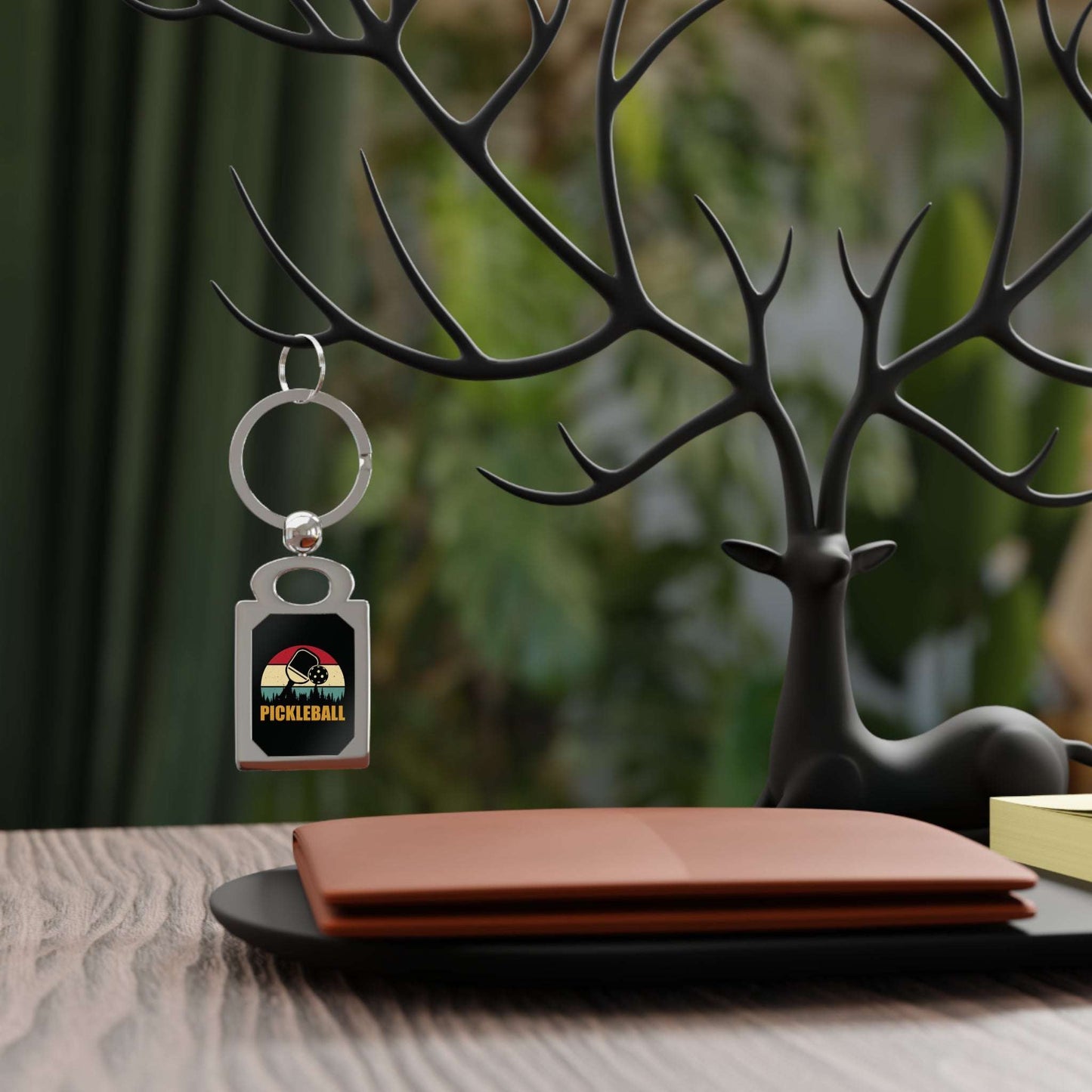 Pickleball Cool Keyring - Pickleball Retro