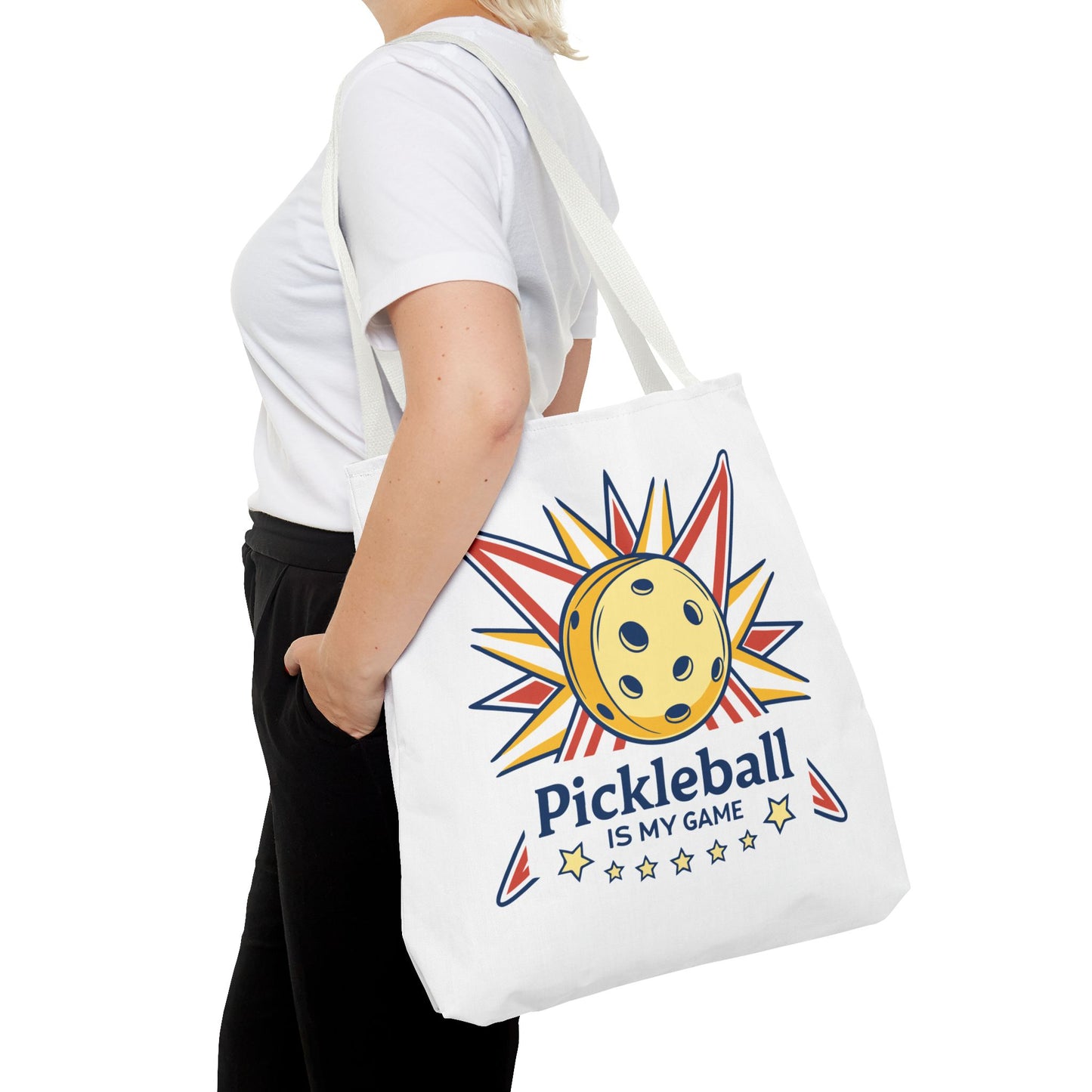 Pickleball Colorful Tote Bag - Pickleball is My Game