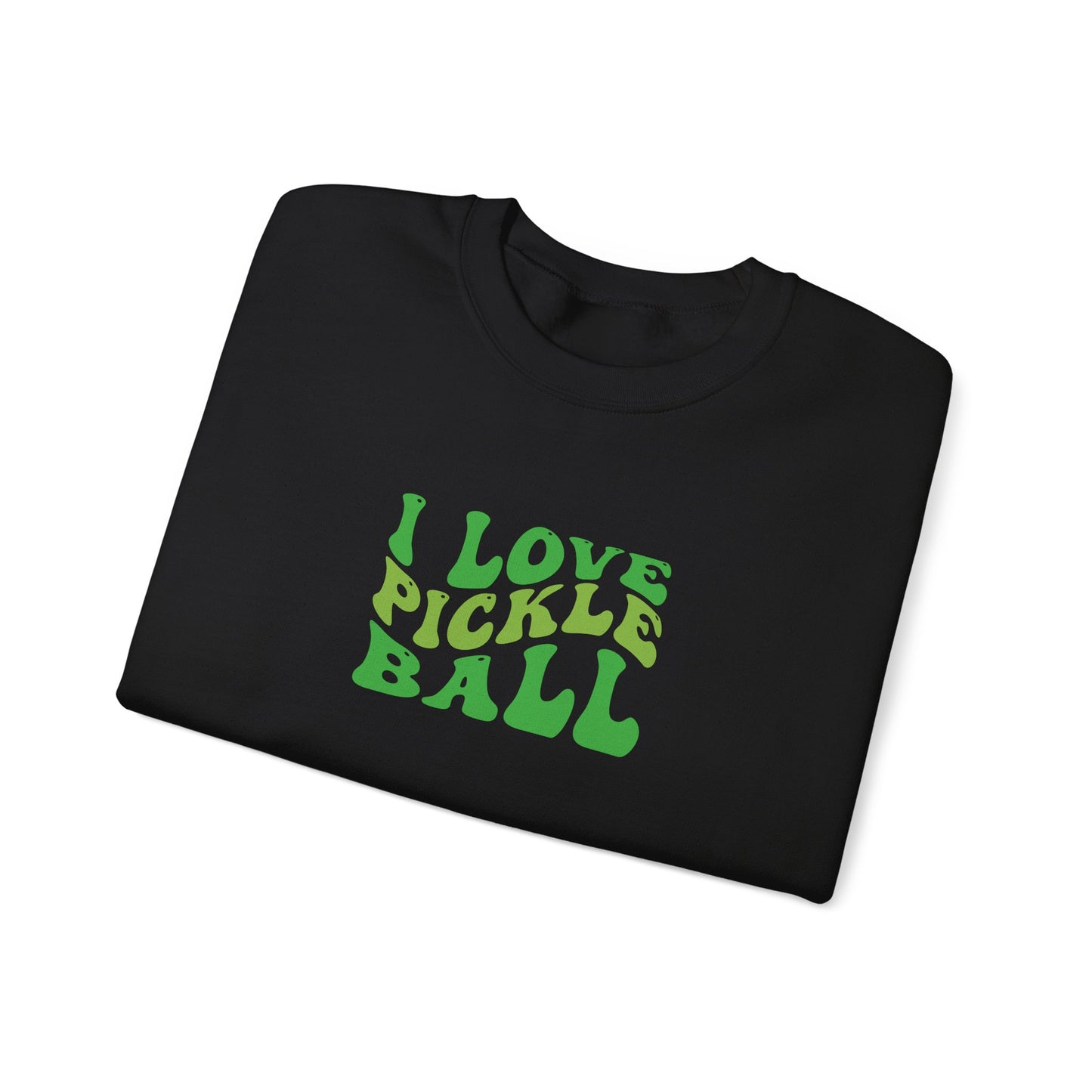 Men's Comfy Pickleball Sweatshirt - I Love Pickleball