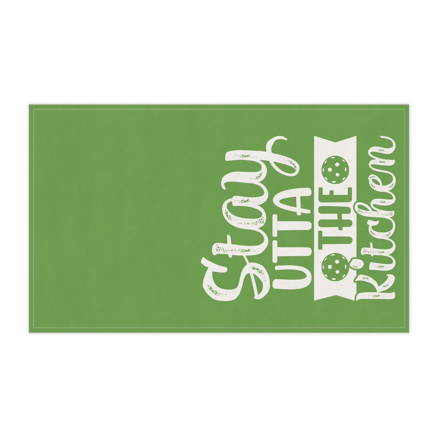 Pickleball Playful Tea Towel - Stay Utta the Kitchen