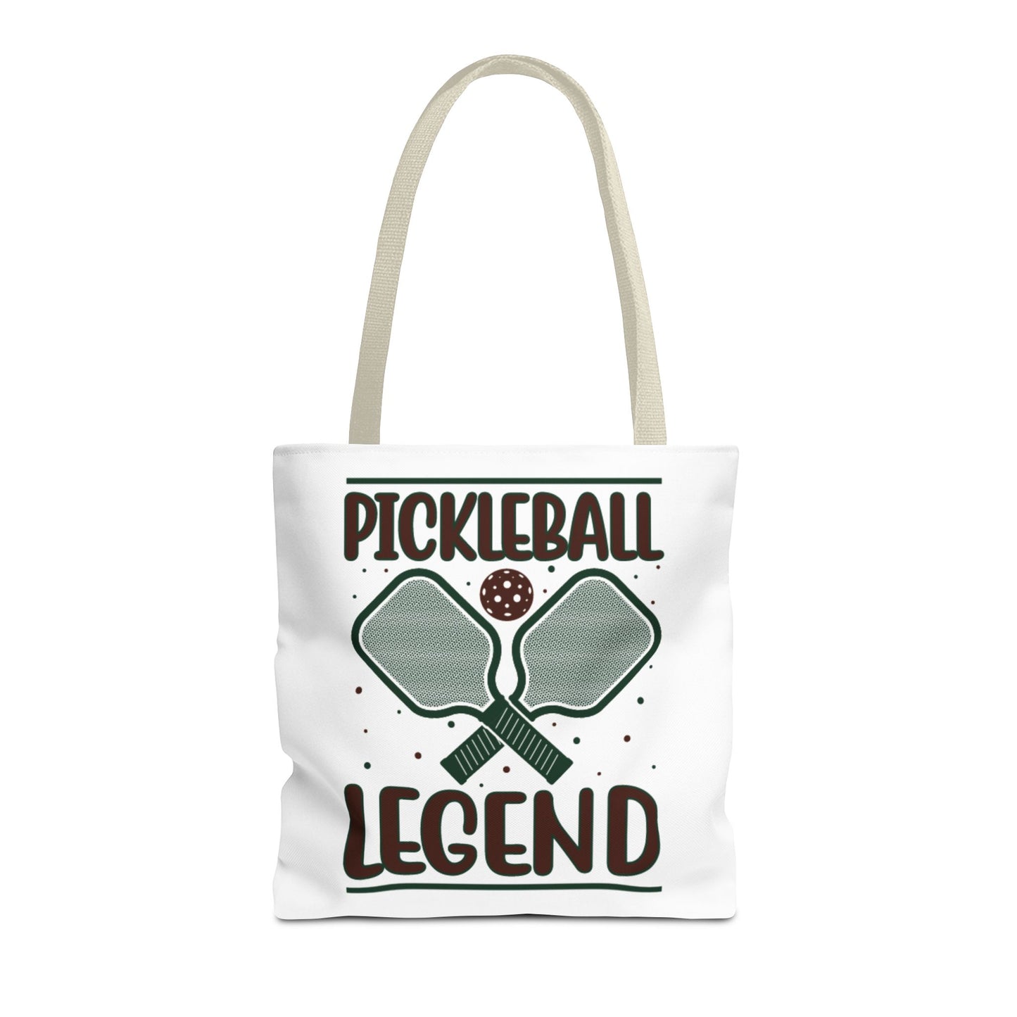 Pickleball Durable Tote Bag - Pickleball Legend Beige