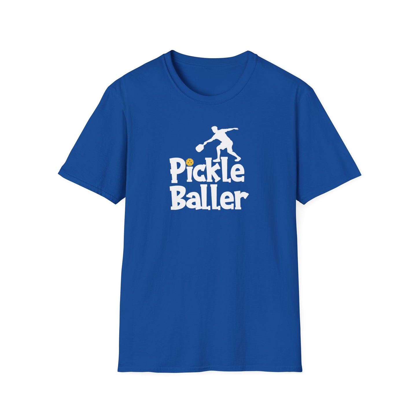 Men's Durable Pickleball T-shirt - Pickle Baller Royal