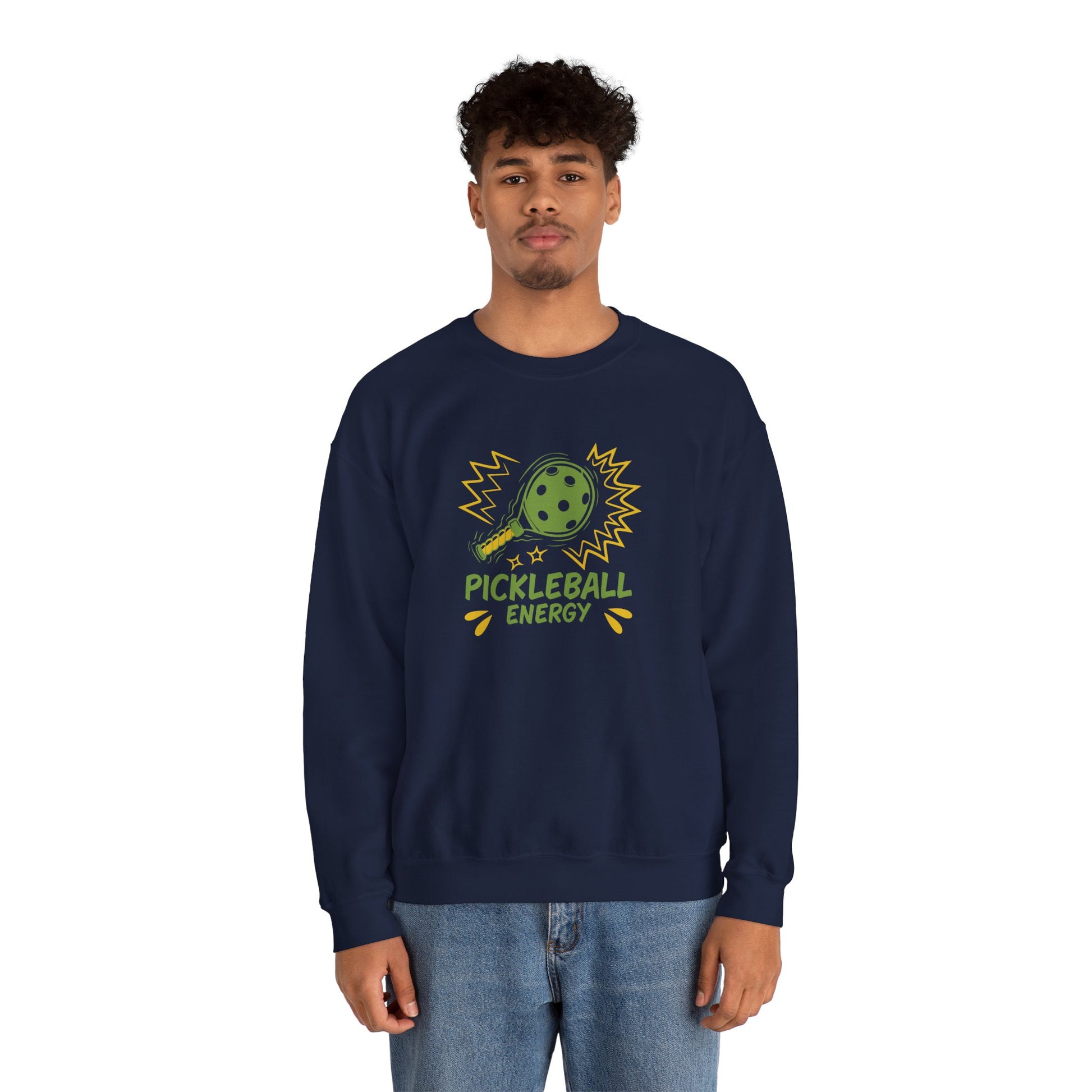 Men's Stylish Pickleball Sweatshirt - Pickleball Energy