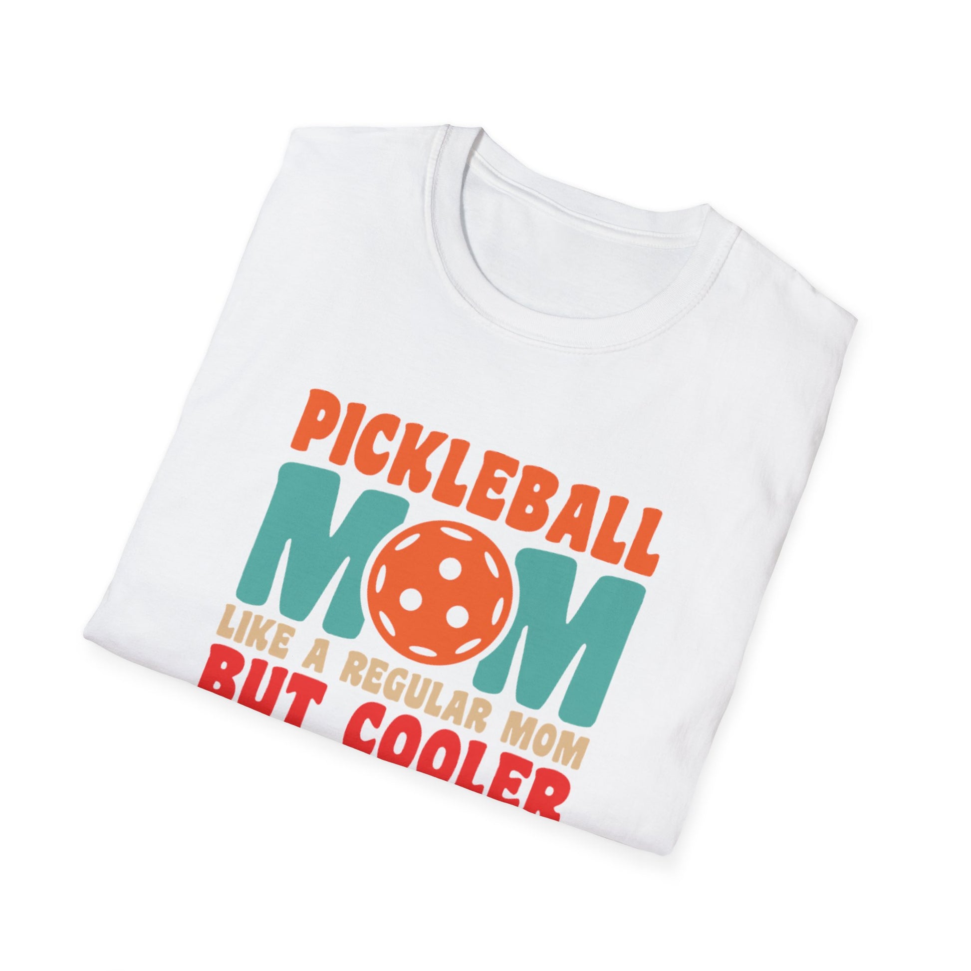 Women's Funny Pickleball T-shirt - Like a Regular Mom but Cooler