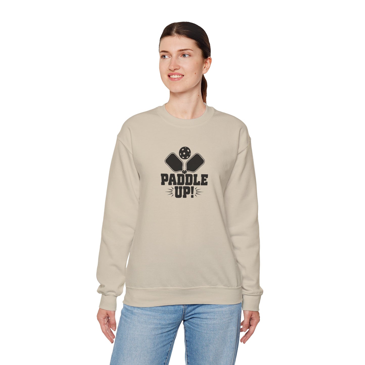 Women's Comfy Pickleball Sweatshirt - Paddle Up
