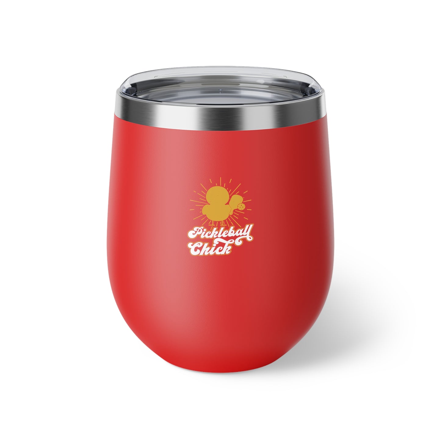 Pickleball Funny Cup - Pickleball Chick Red