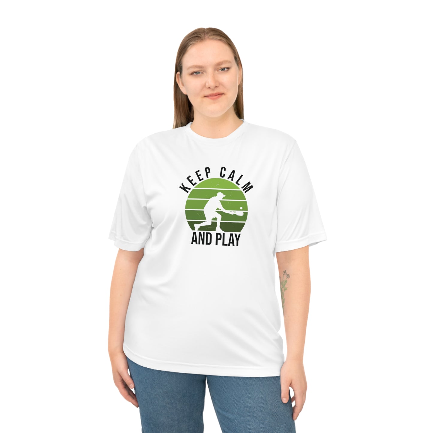 Women's Playful Pickleball T-shirt - Keep Calm and Play