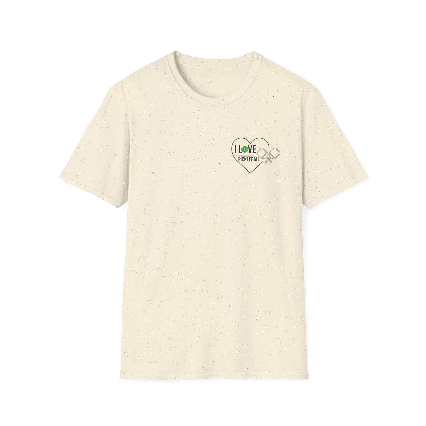 Women's Cute Pickleball T-shirt - Paddle Battle Beige