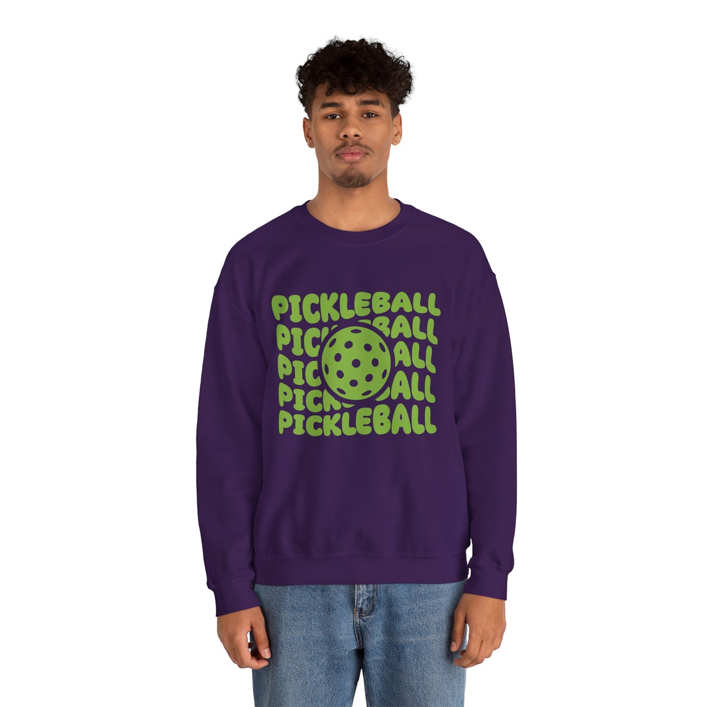 Men's Fun Pickleball Sweatshirt - Pickleball Pop