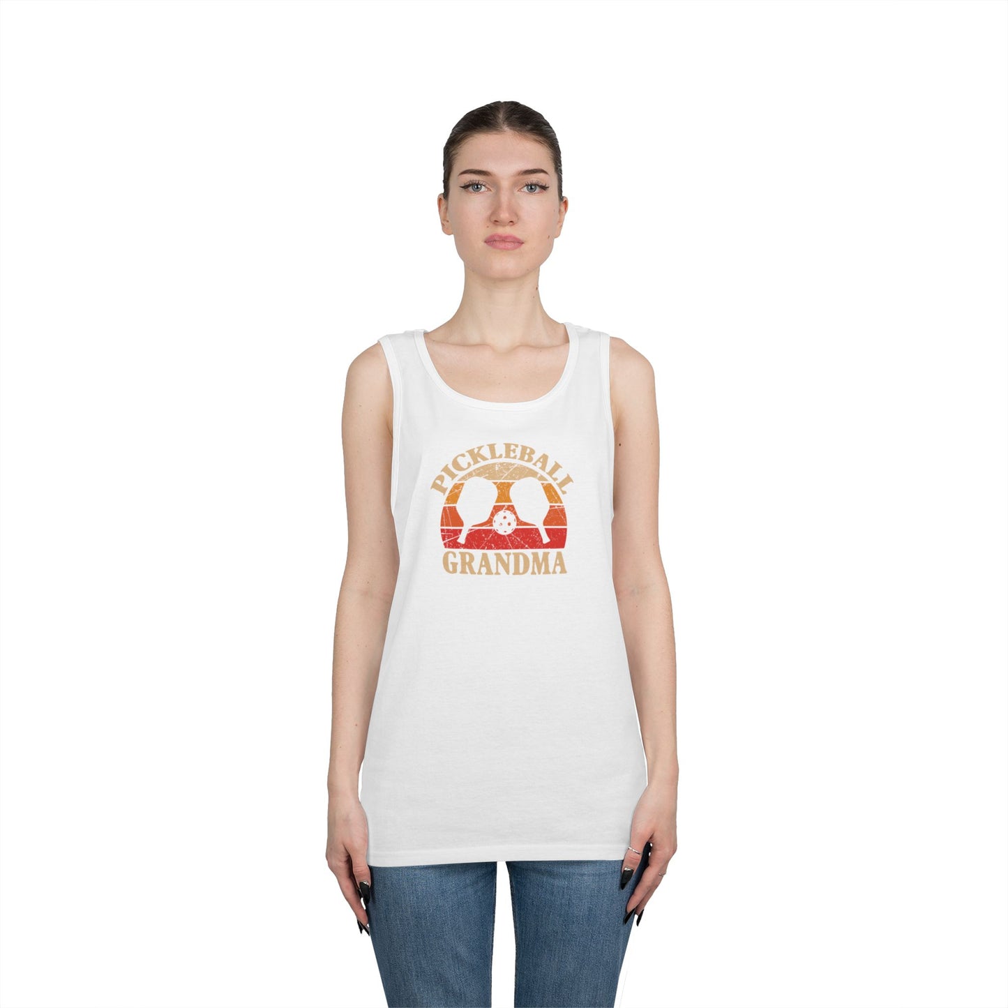 Women's Durable Pickleball Tank Top - Pickleball Grandma