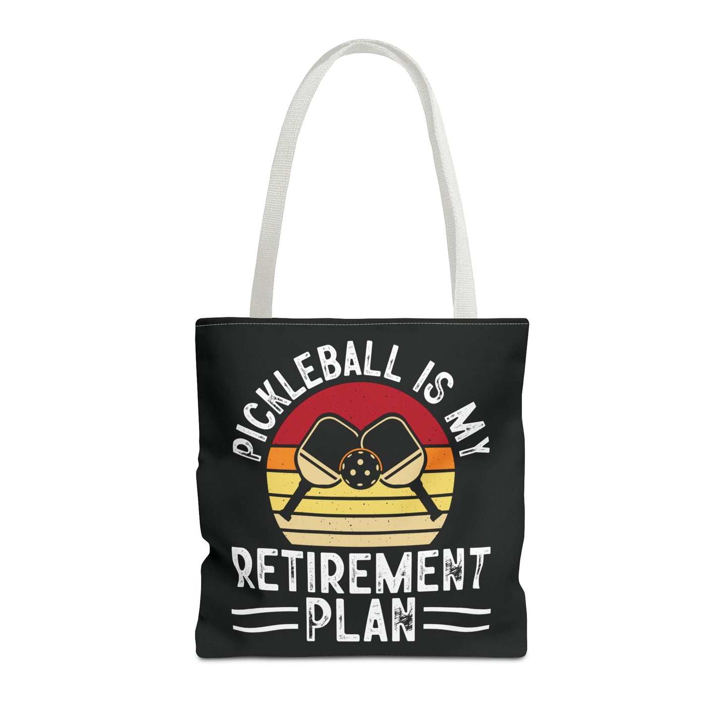 Pickleball Cool Tote Bag - Pickleball Is My Retirement Plan White