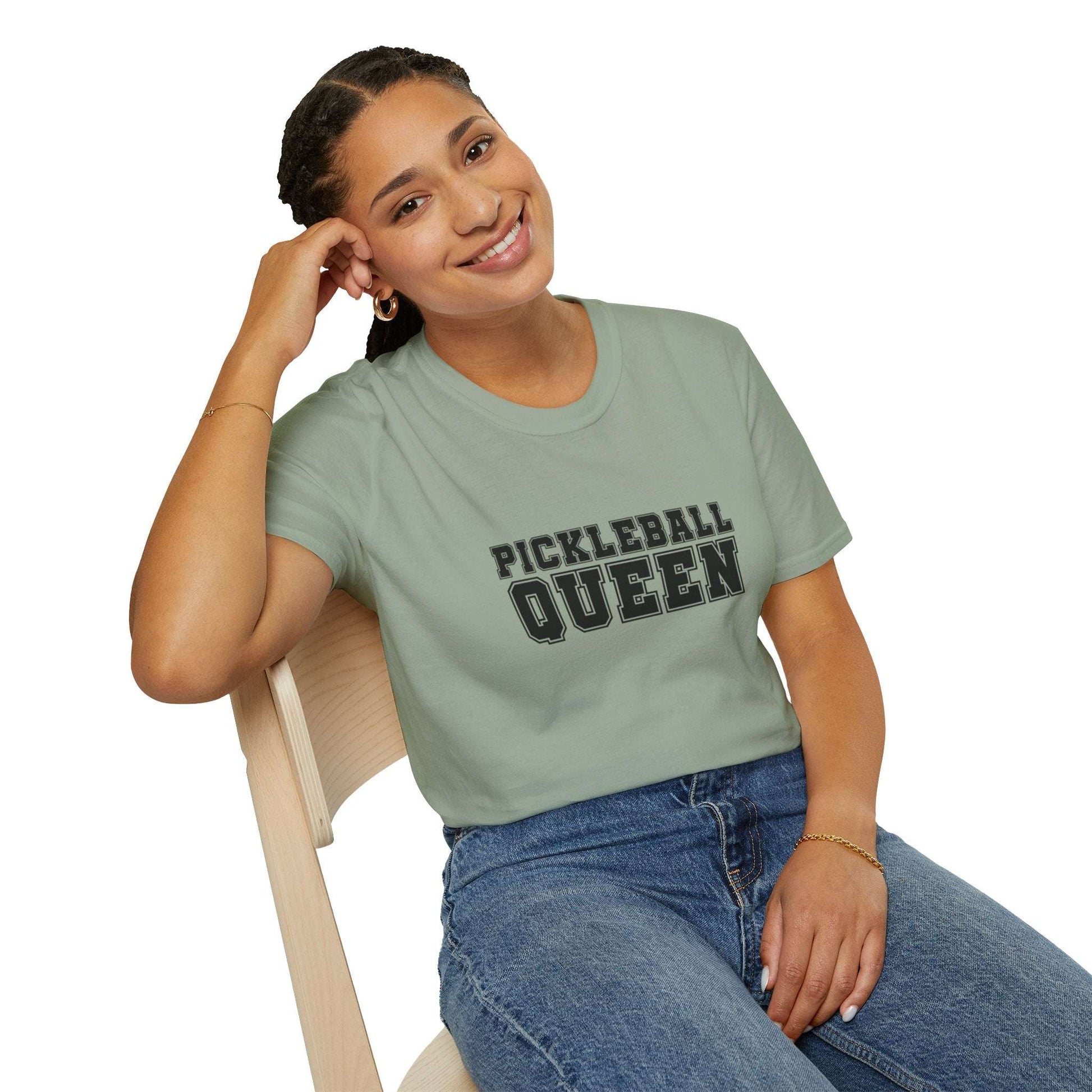 Women's Cute Pickleball T-shirt - Pickleball Queen