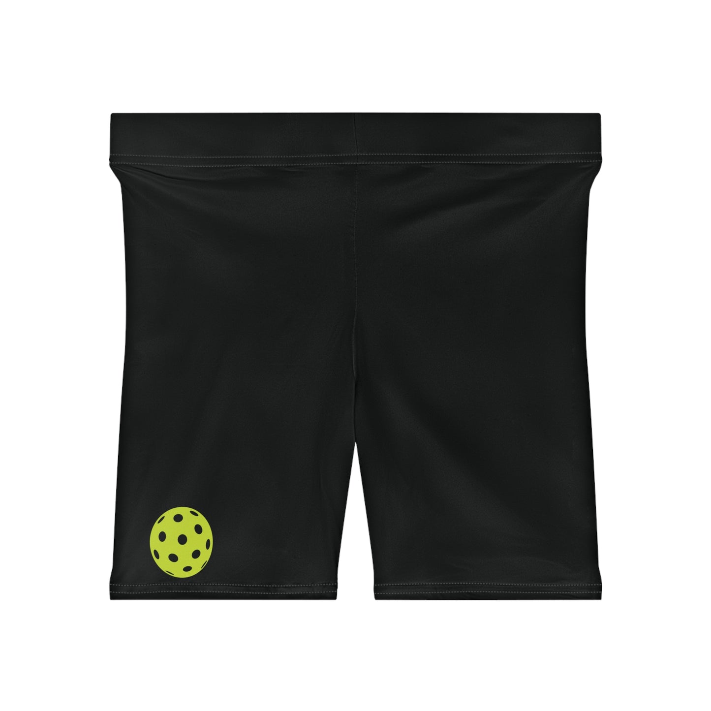 Women's Lightweight Pickleball Short - Pickleball Ball Black