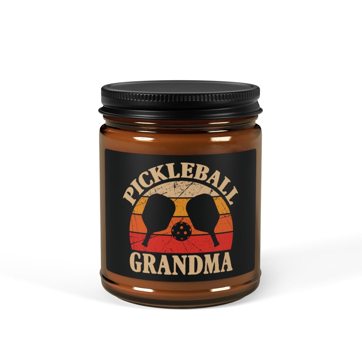 Pickleball Energetic Candle - Pickleball Grandma Amber